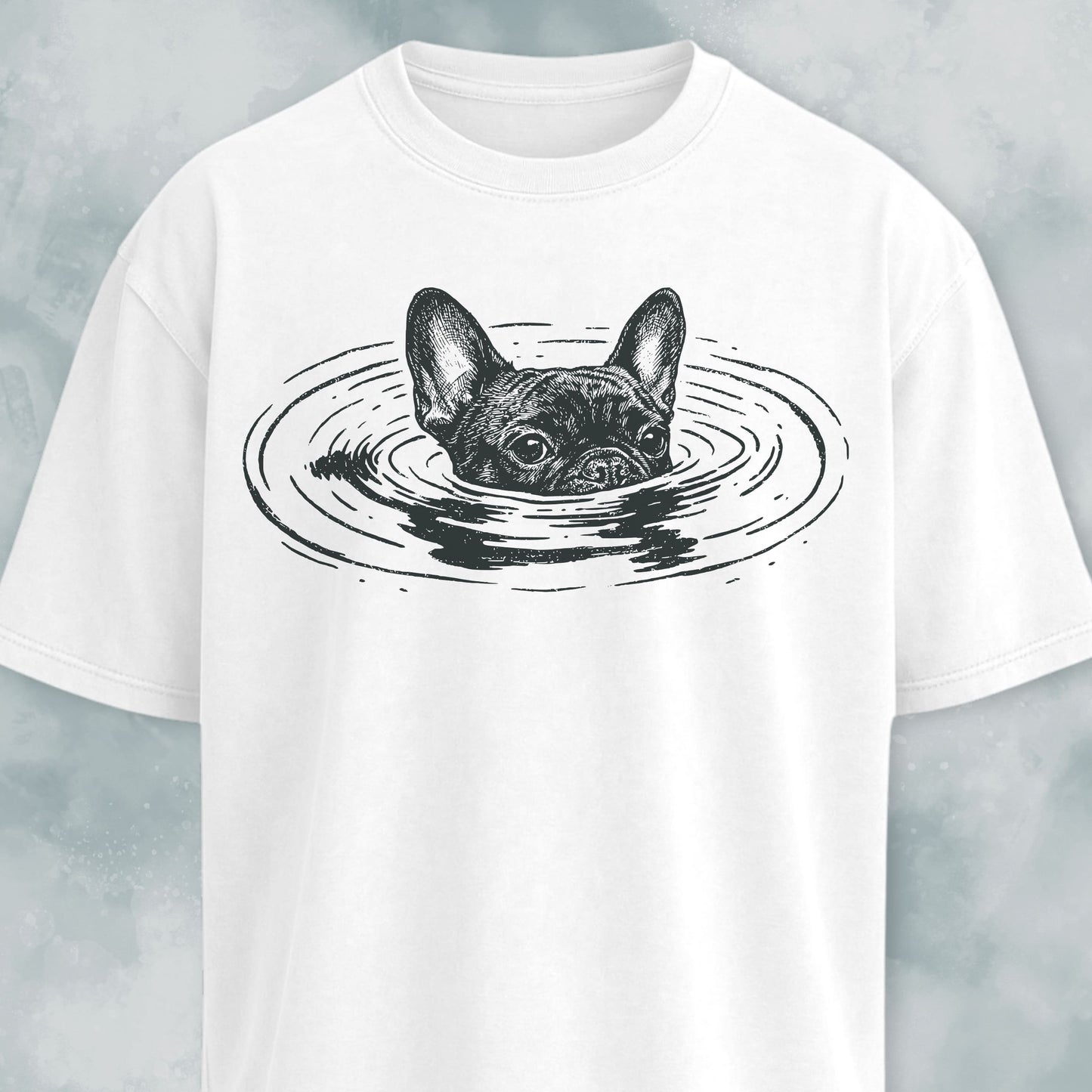 French Bulldog In The Water T-Shirt