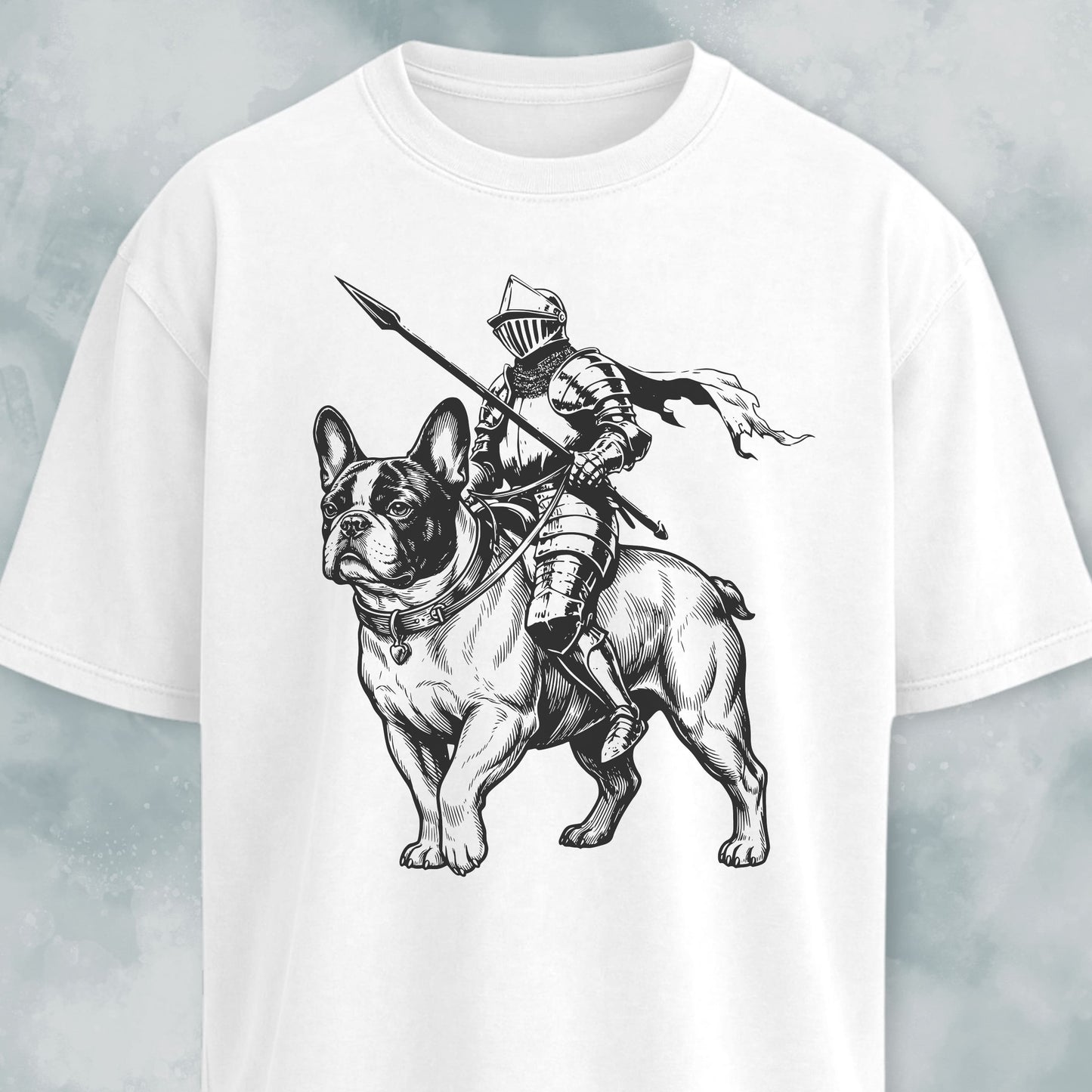 Knight Riding A Frenchie T-Shirt