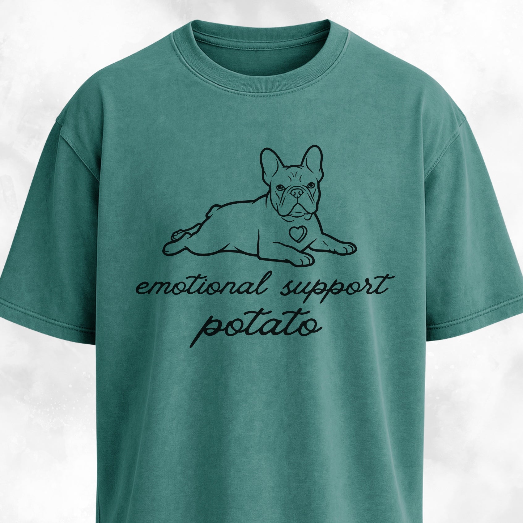 Emotional Support Potato Frenchie T-Shirt