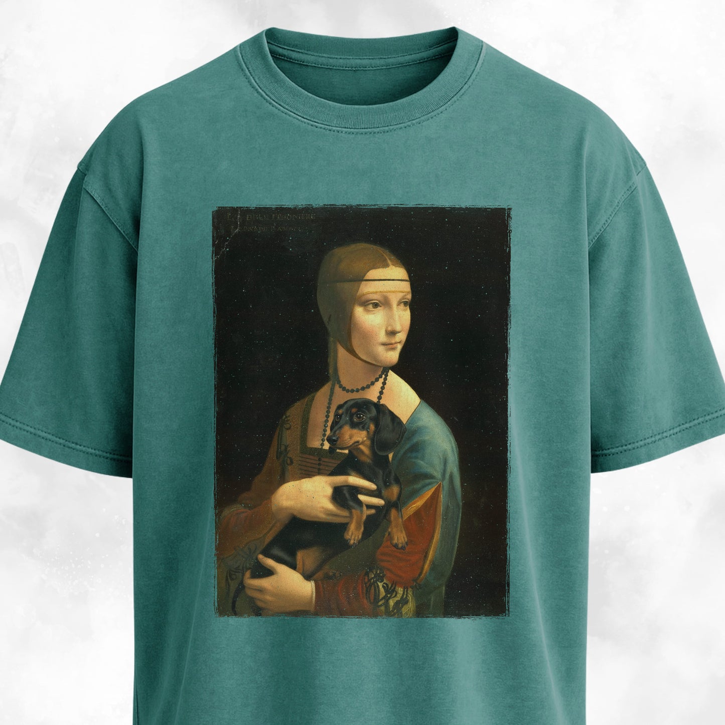 Lady With An Ermine Doxie Edition T-Shirt
