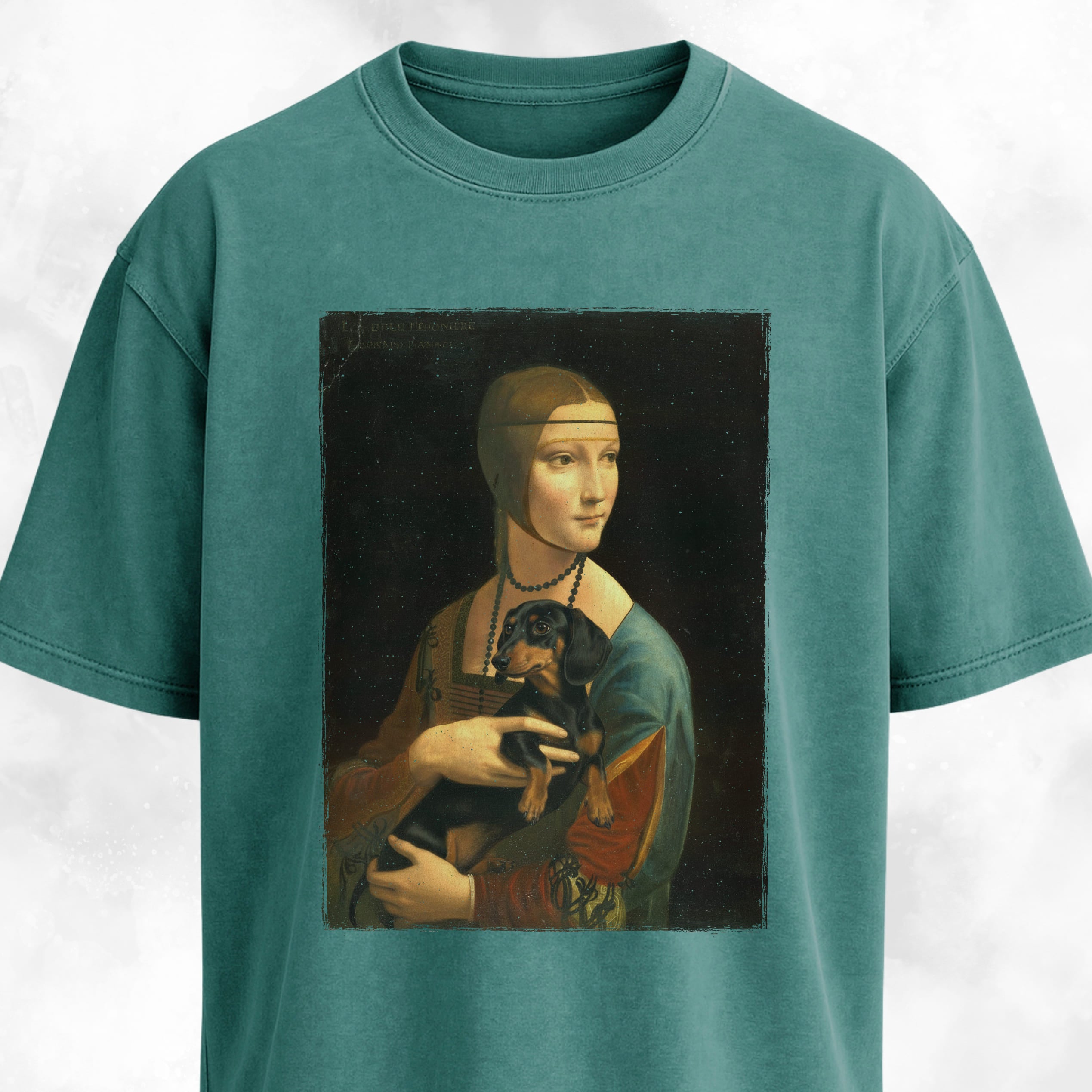 Lady With An Ermine Doxie Edition T-Shirt