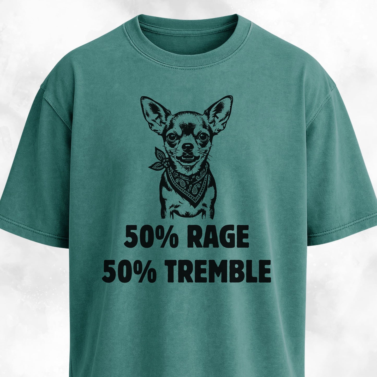 50% Rage 50% Tremble Chihuahua