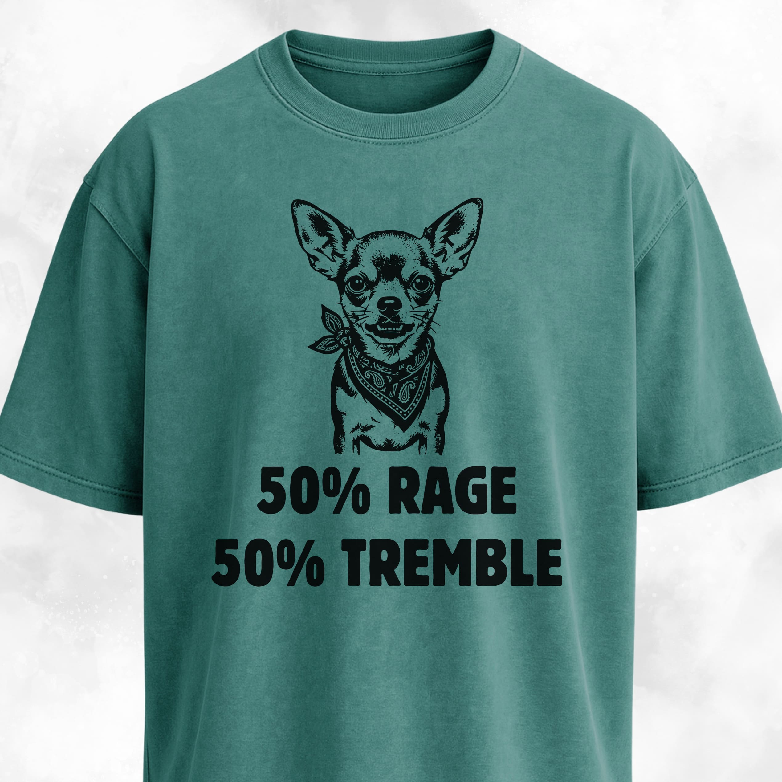 50% Rage 50% Tremble Chihuahua