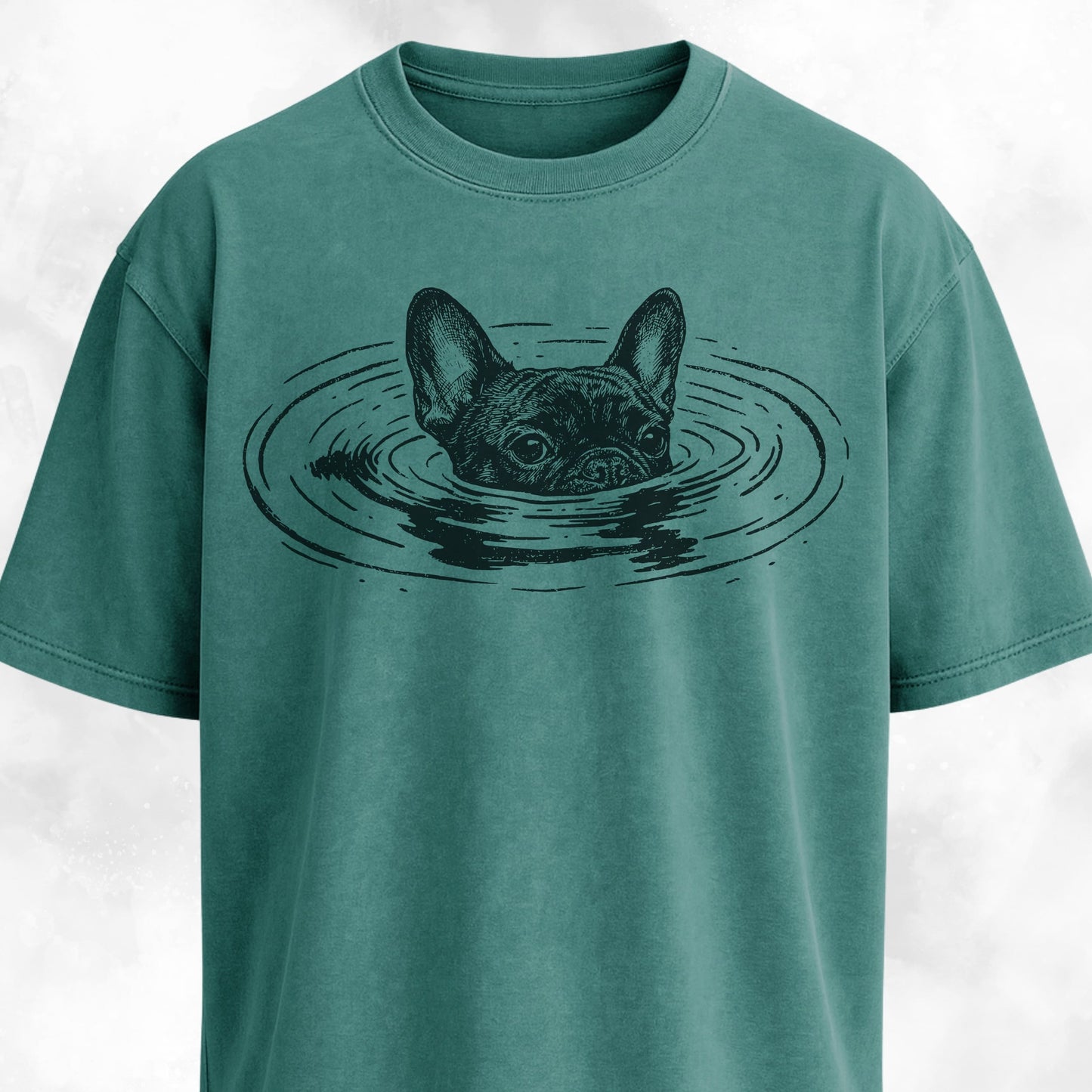French Bulldog In The Water T-Shirt