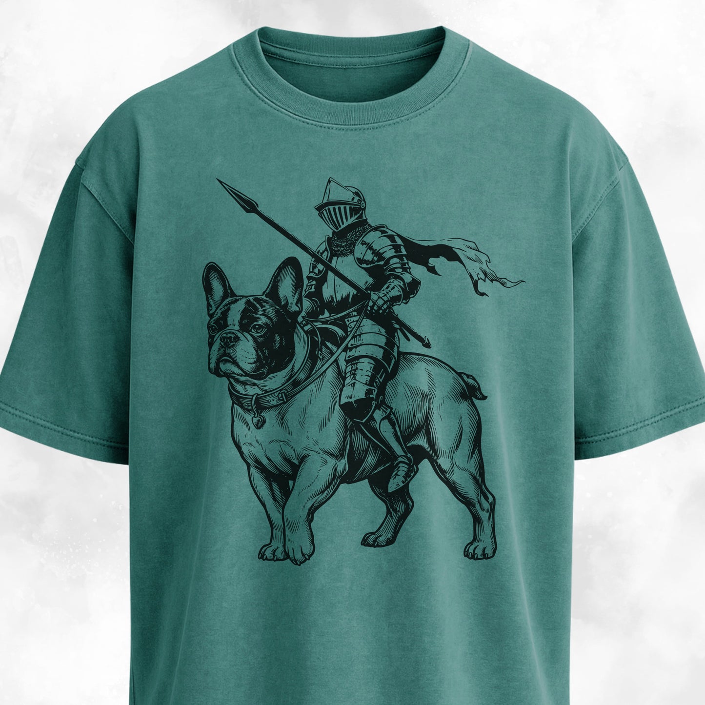 Knight Riding A Frenchie T-Shirt