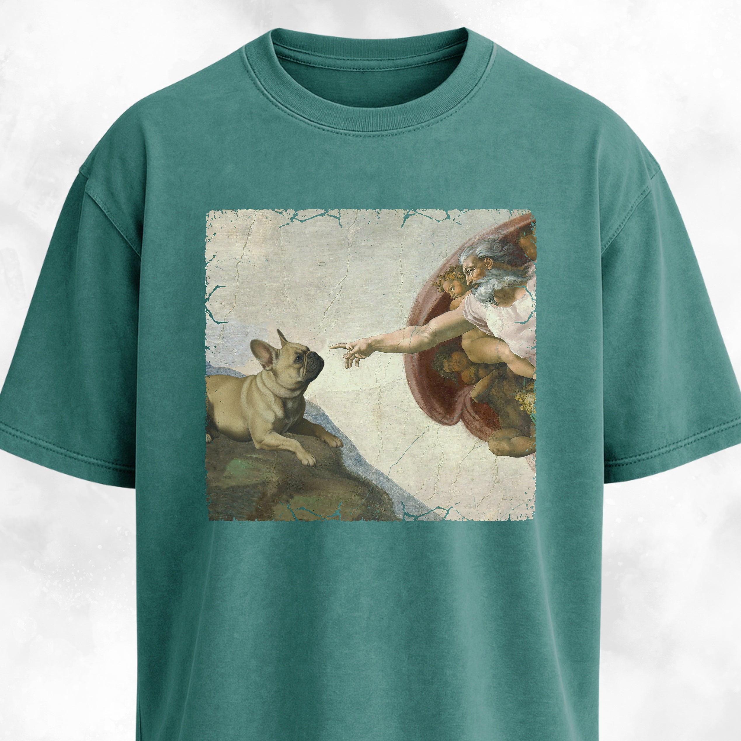 The Creation Of Adam Frenchie Edition T-Shirt