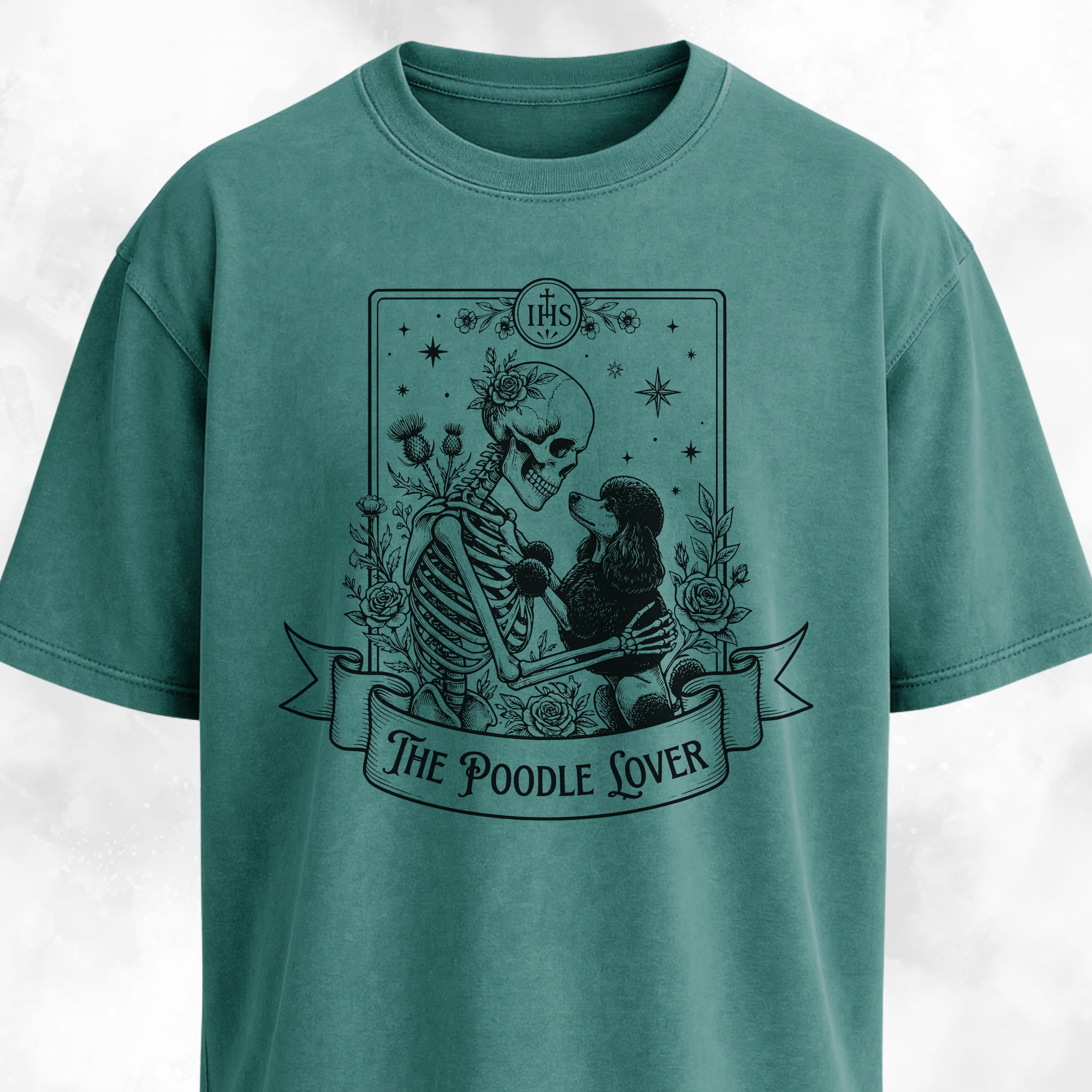 The Poodle Lover Tarot Card T-Shirt