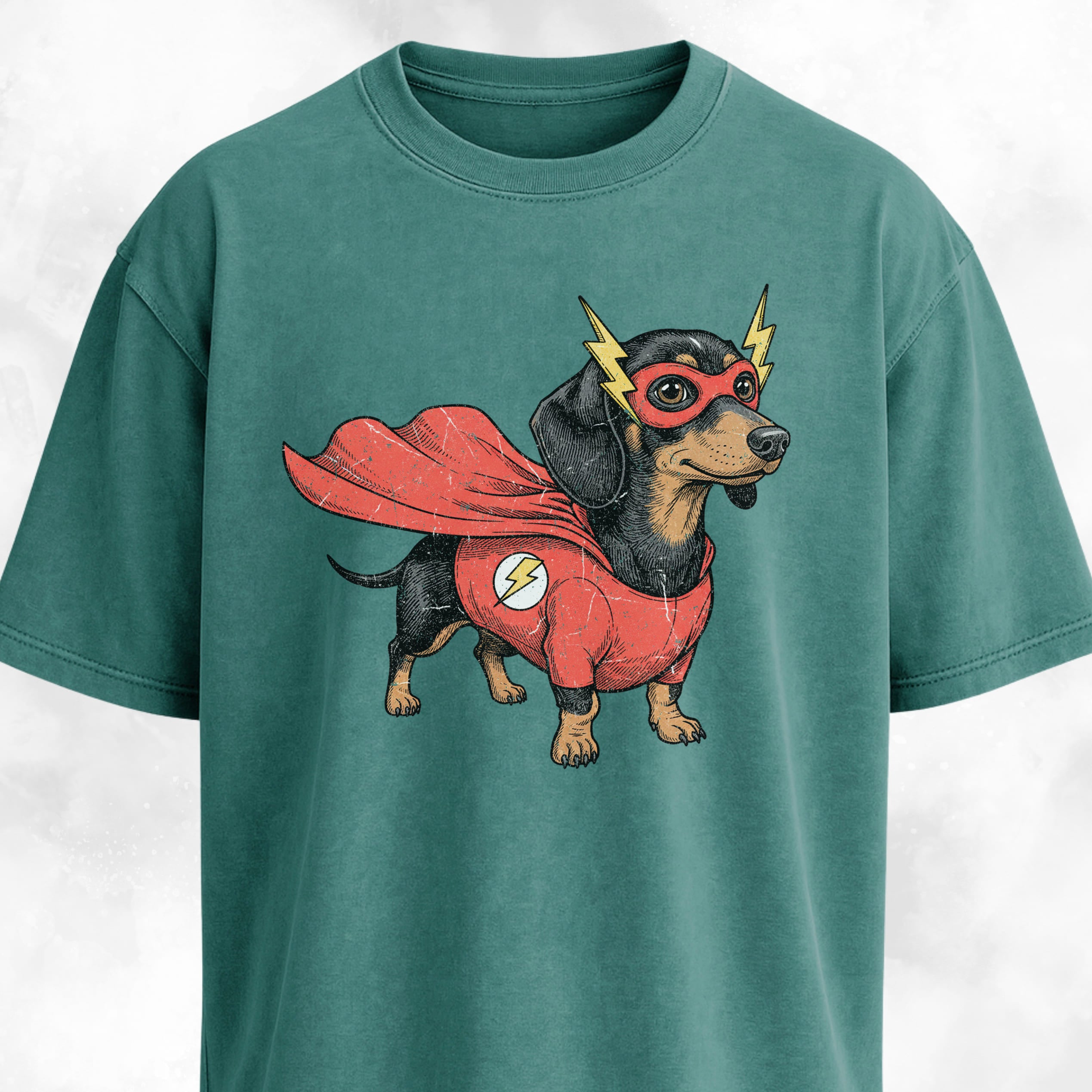 Superhero Dachshund T-Shirt