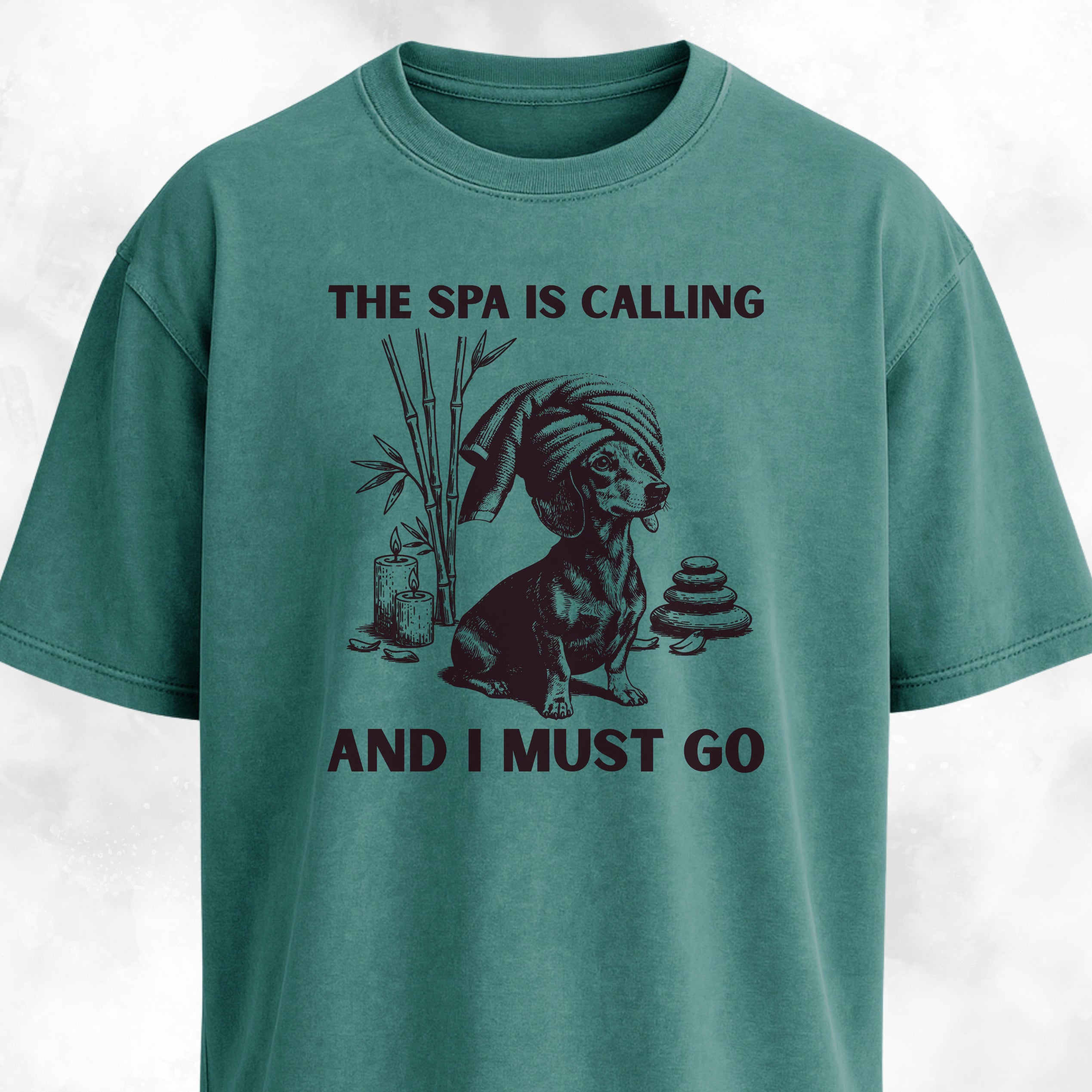 The Spa Is Calling Dachshund T-Shirt
