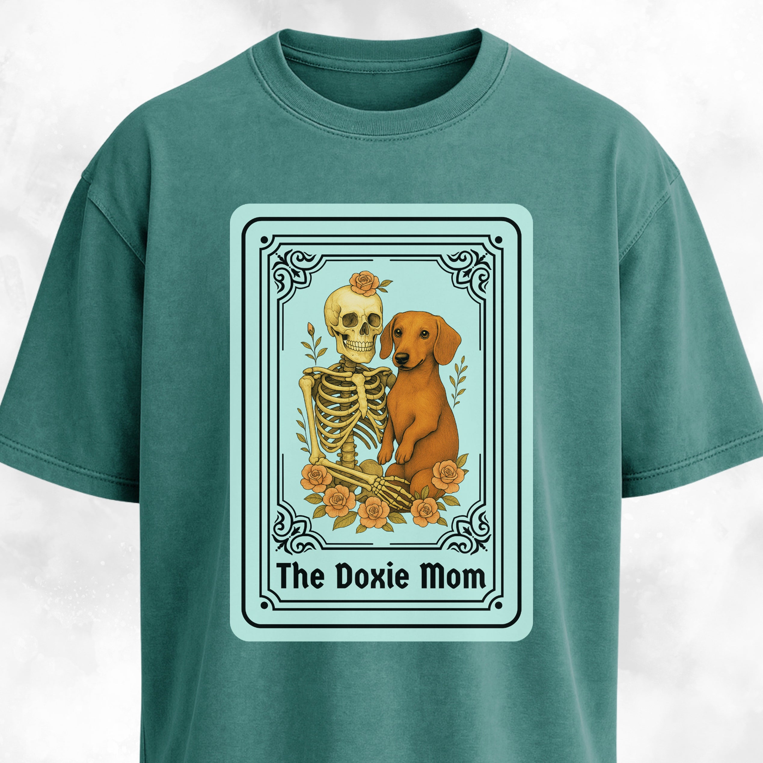 The Doxie Mom Pastel Tarot Card T-Shirt