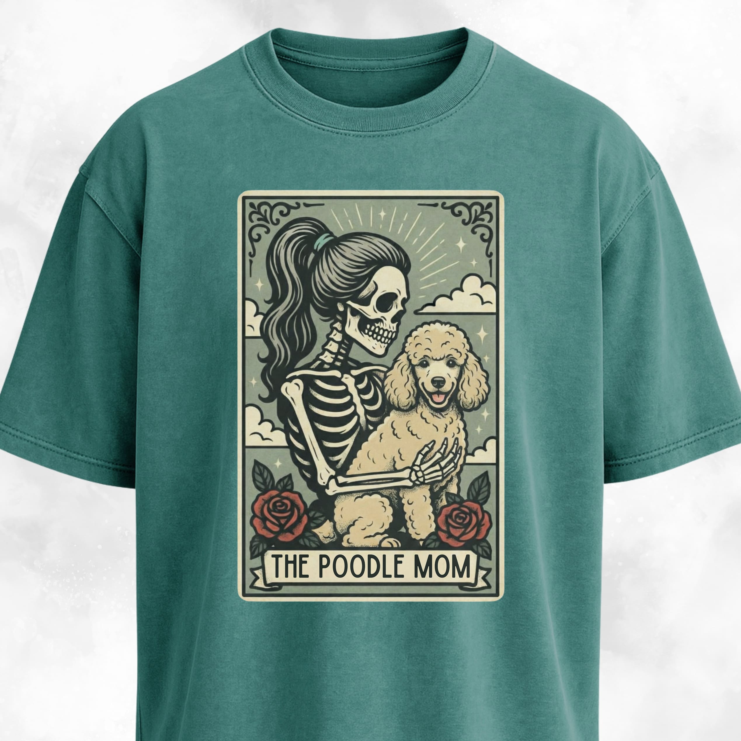The Poodle Mom Tarot Card T-Shirt