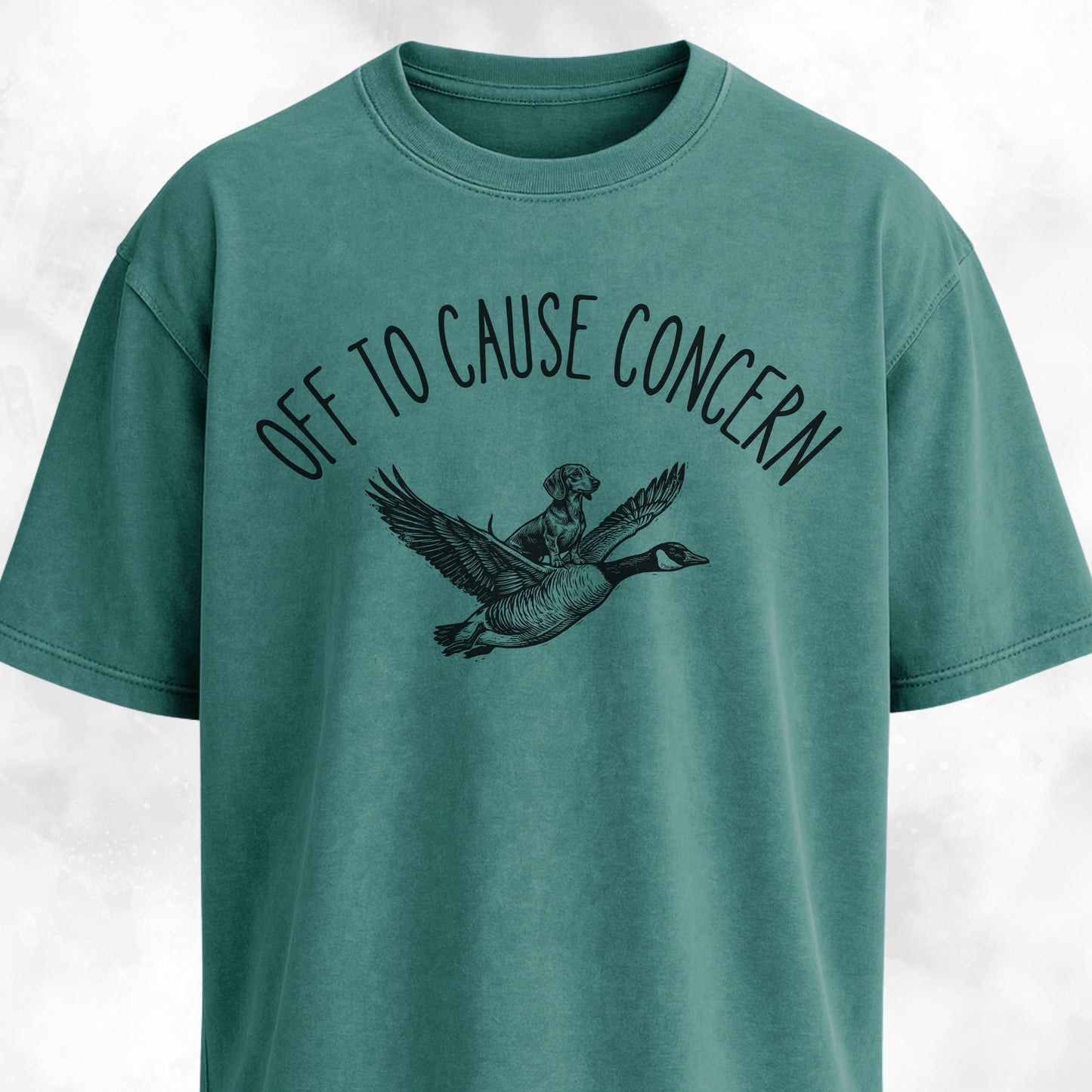 Off To Cause Concern Doxie T-Shirt