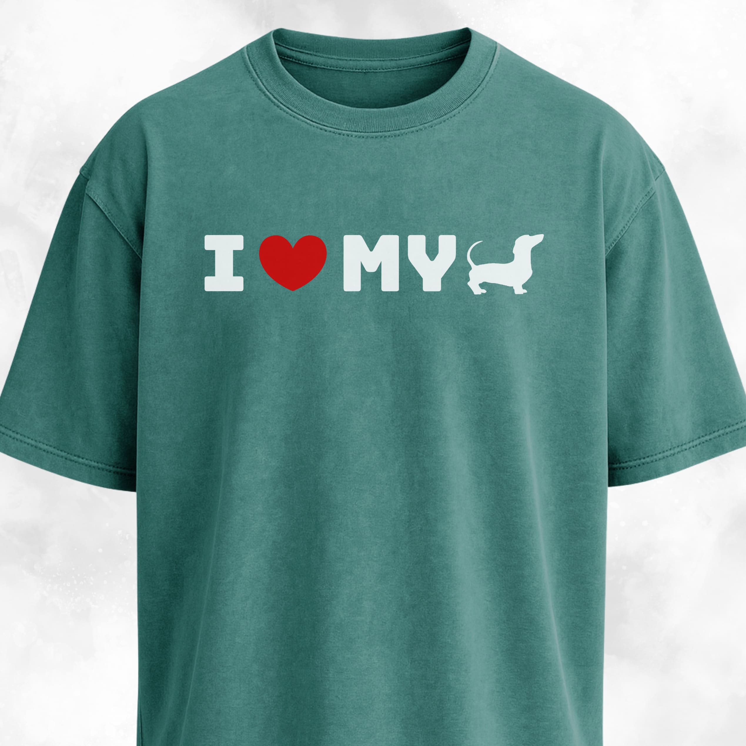 I Love My Doxie Minimal T-Shirt