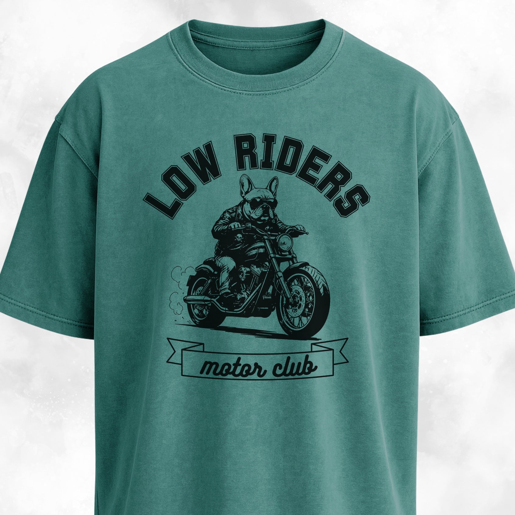 Low Riders Motor Club French Bulldog T-Shirt