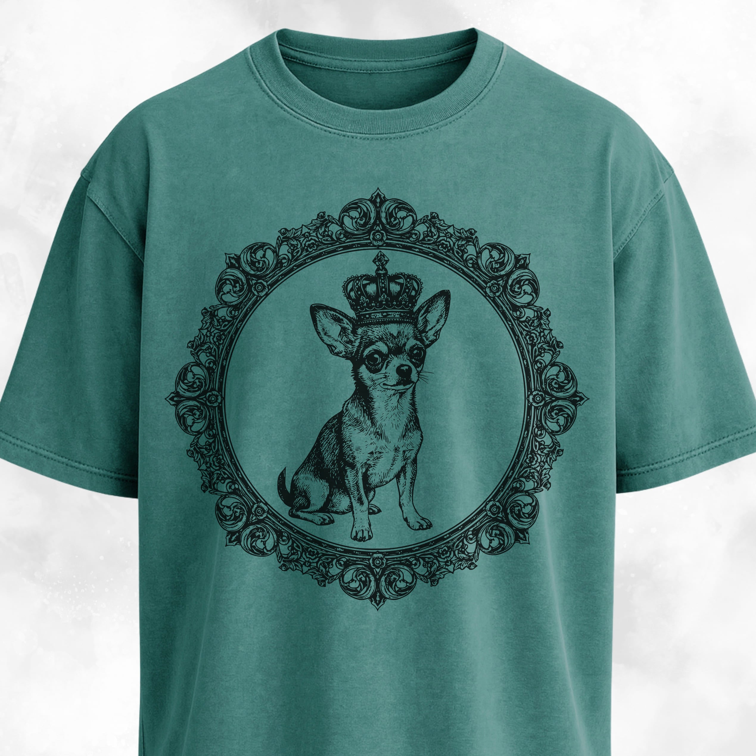 Regal Chihuahua With A Crown T-Shirt