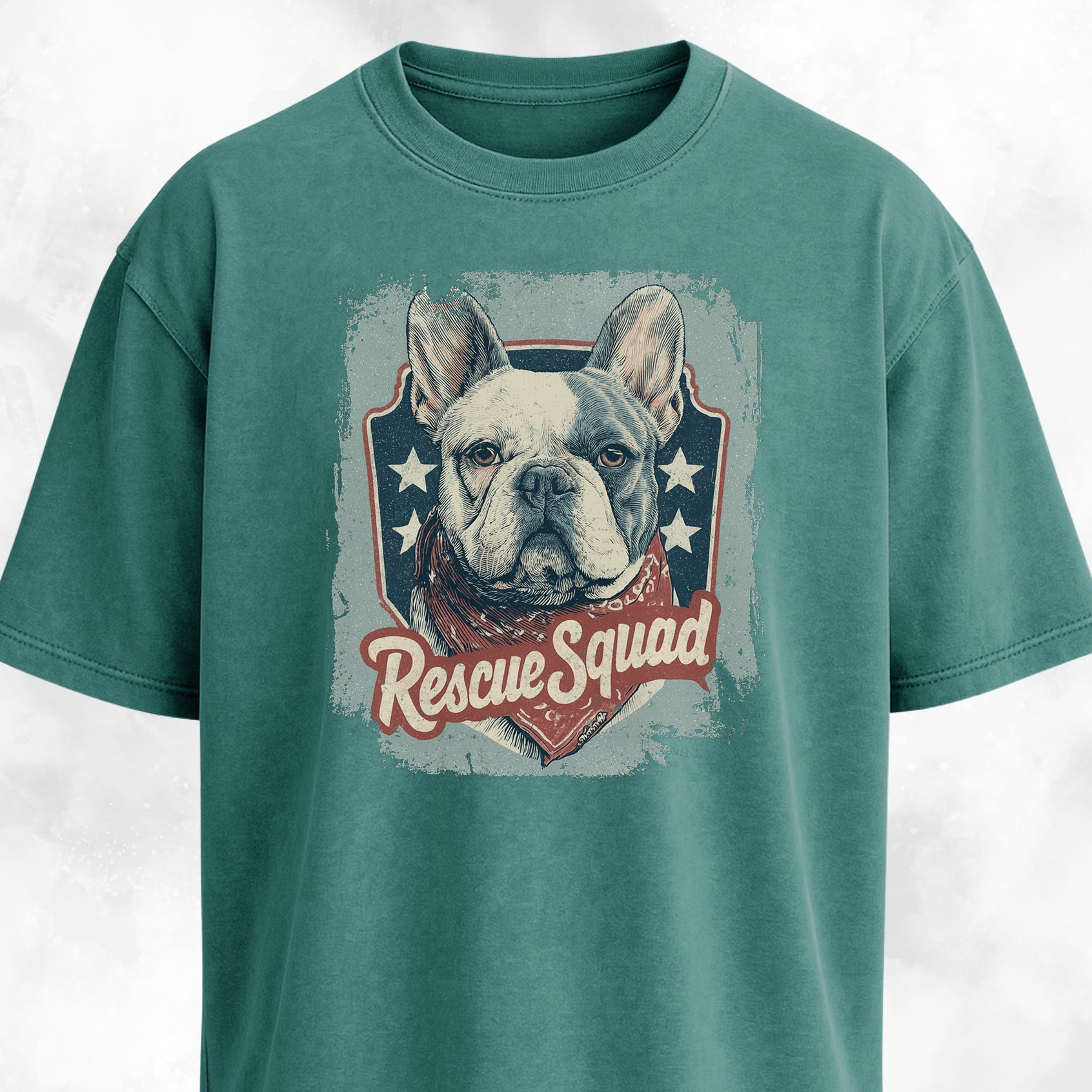 Rescue Squad French Bulldog Adoption Pride T-Shirt