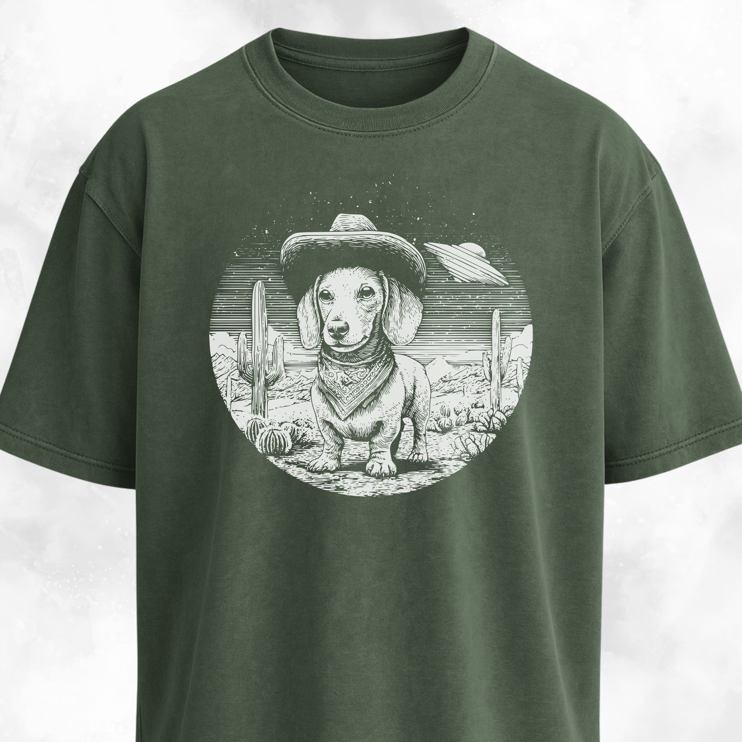 Doxie Cowboy In The Desert T-Shirt