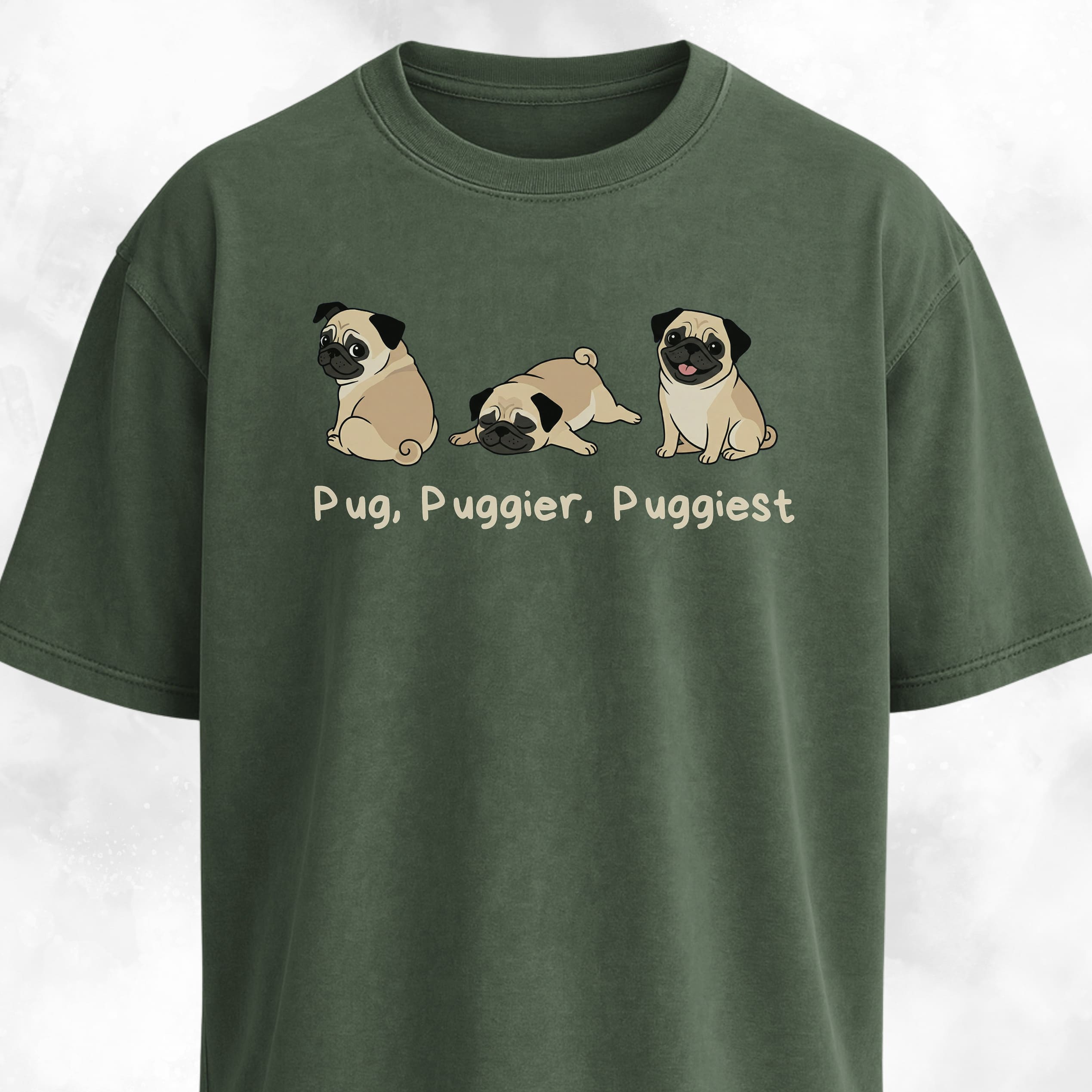 Pug Puggier Puggiest T-Shirt