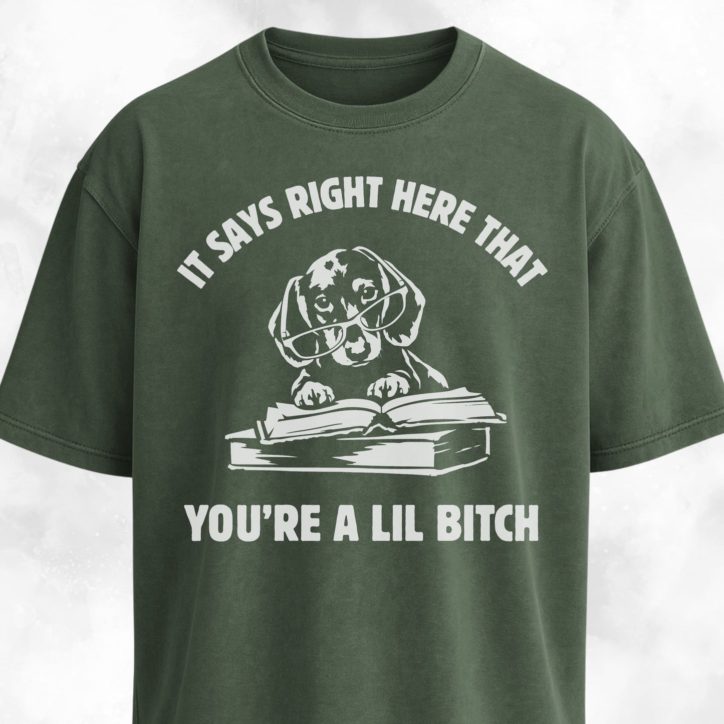 You're A Lil Bitch Dachshund Edition T-Shirt
