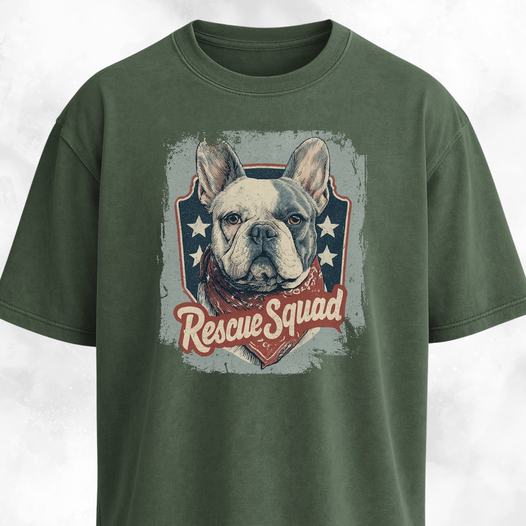 Rescue Squad French Bulldog Adoption Pride T-Shirt