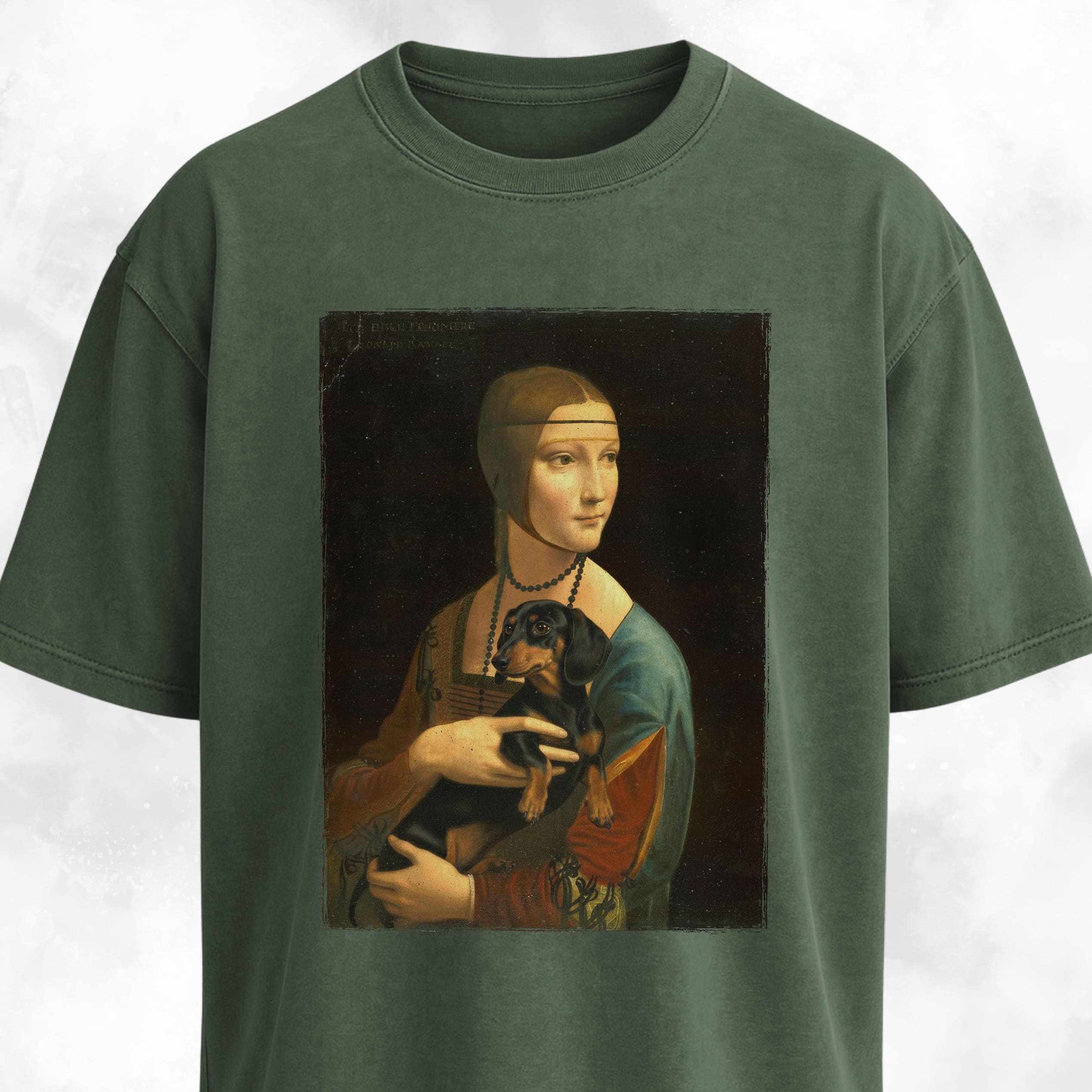 Lady With An Ermine Doxie Edition T-Shirt