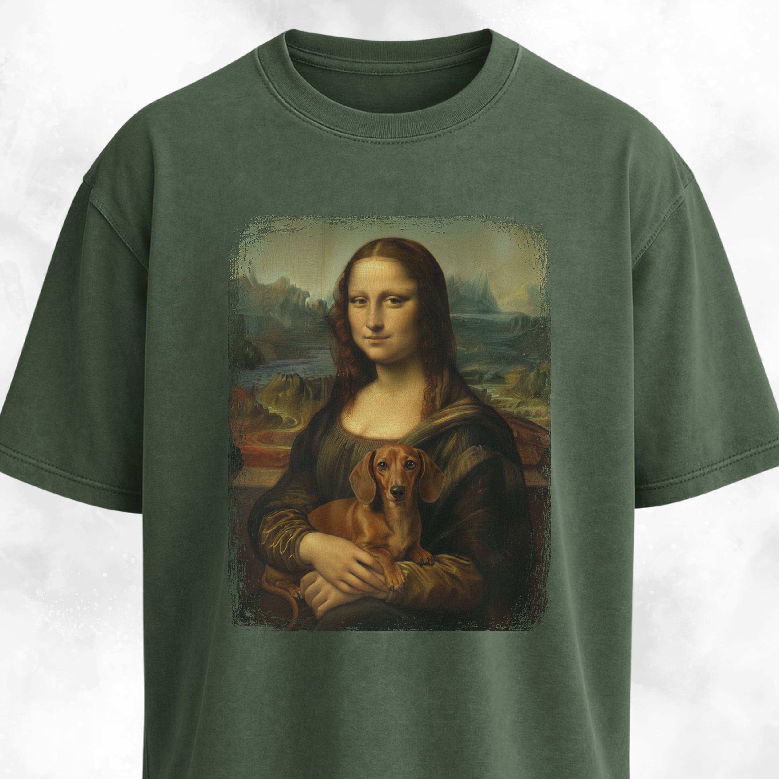 Mona Lisa Dachshund Edition T-Shirt
