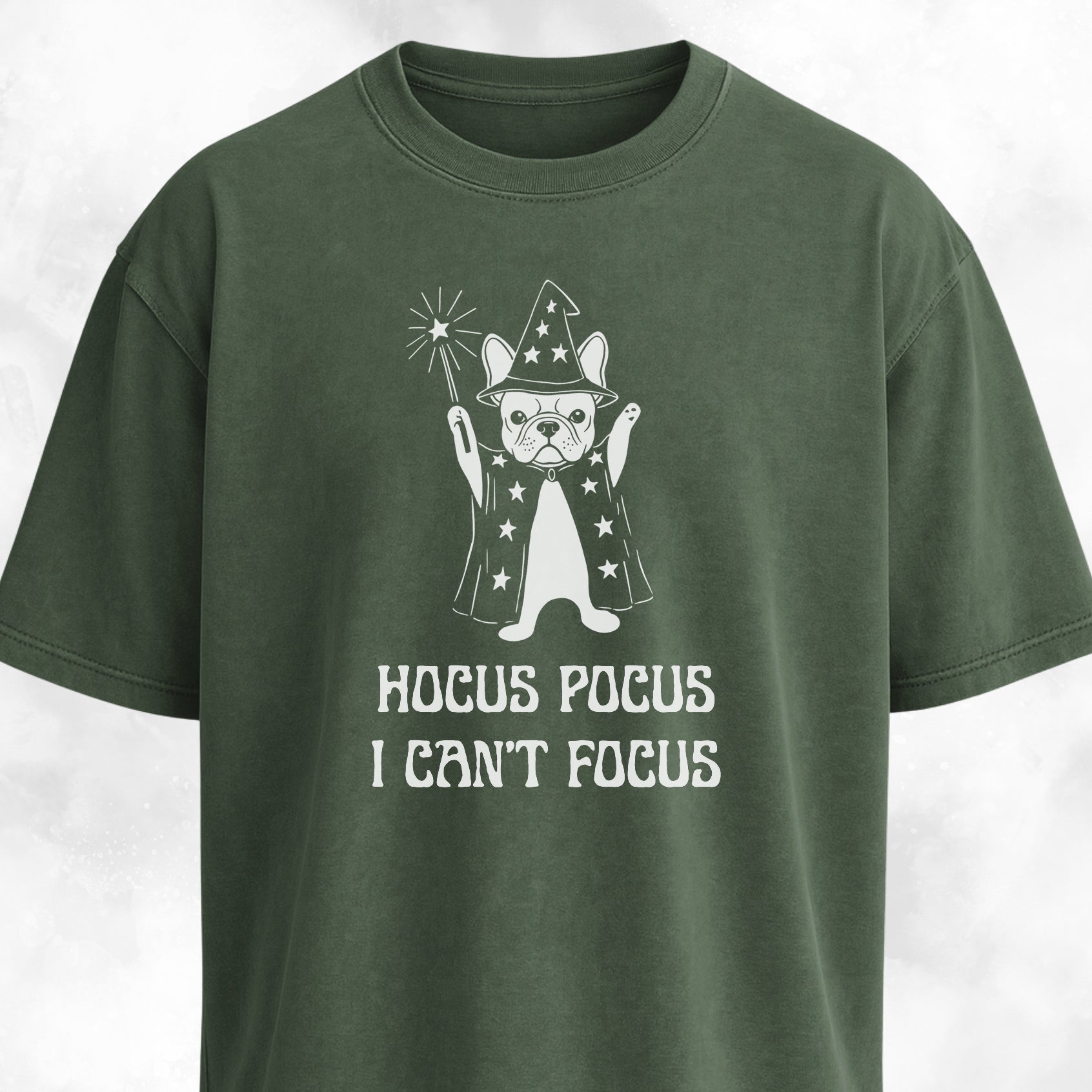 Hocus Pocus French Bulldog Wizard T-Shirt