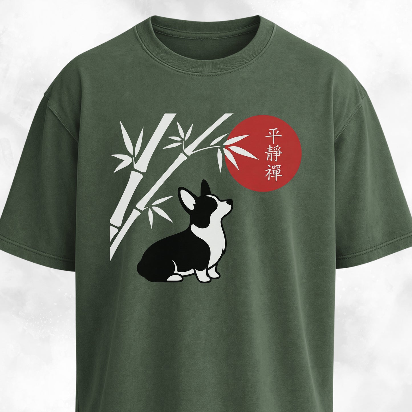 Japanese Art Corgi T-Shirt