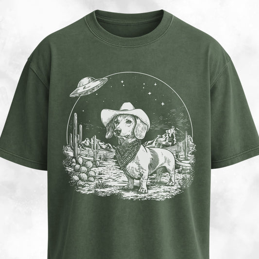 Cowboy Doxie In The Desert T-Shirt