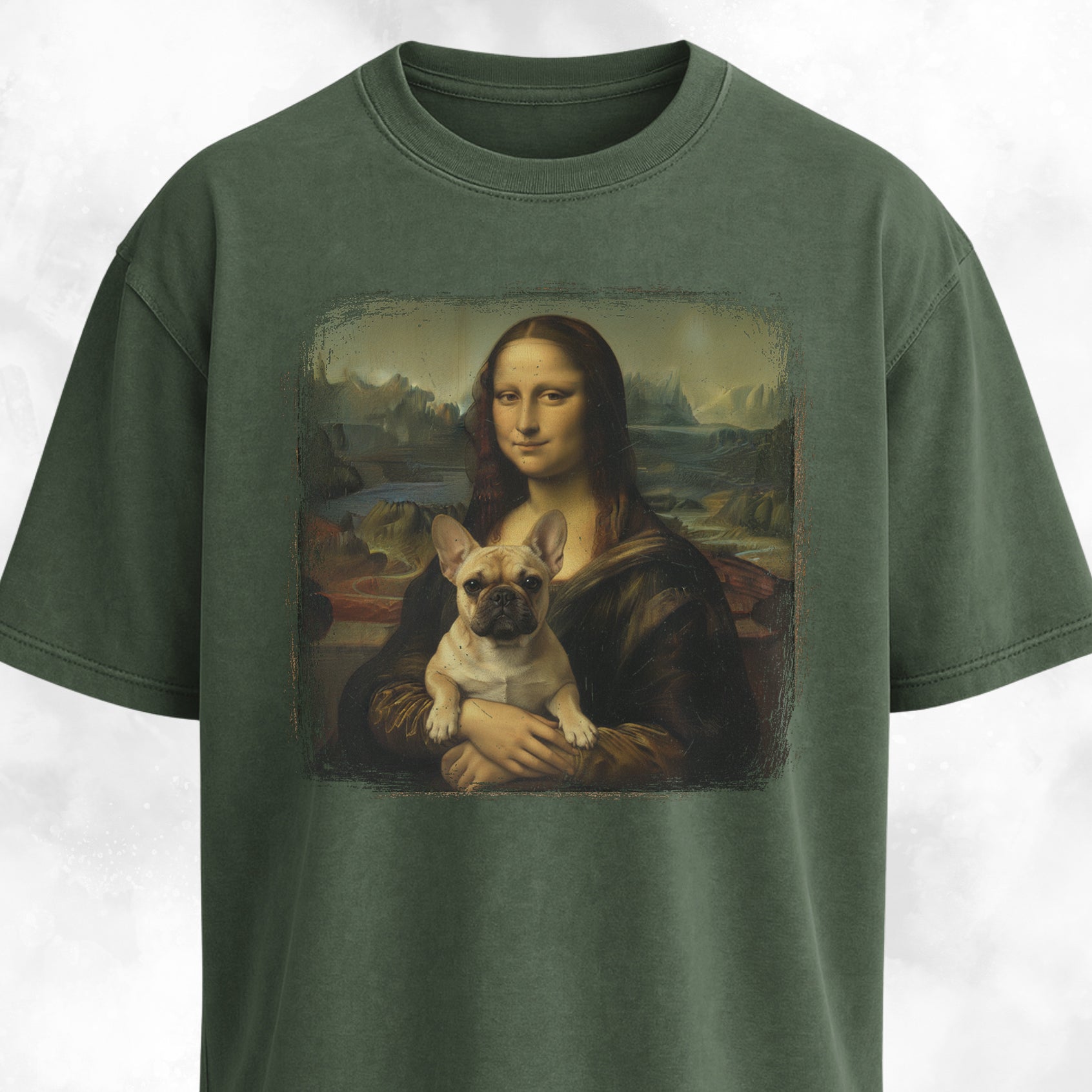Mona Lisa Frenchie Edition T-Shirt
