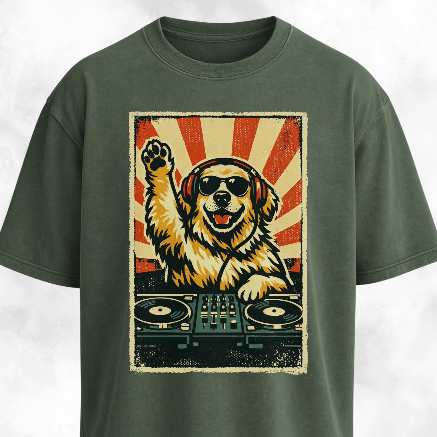 DJ Golden Retriever T-Shirt