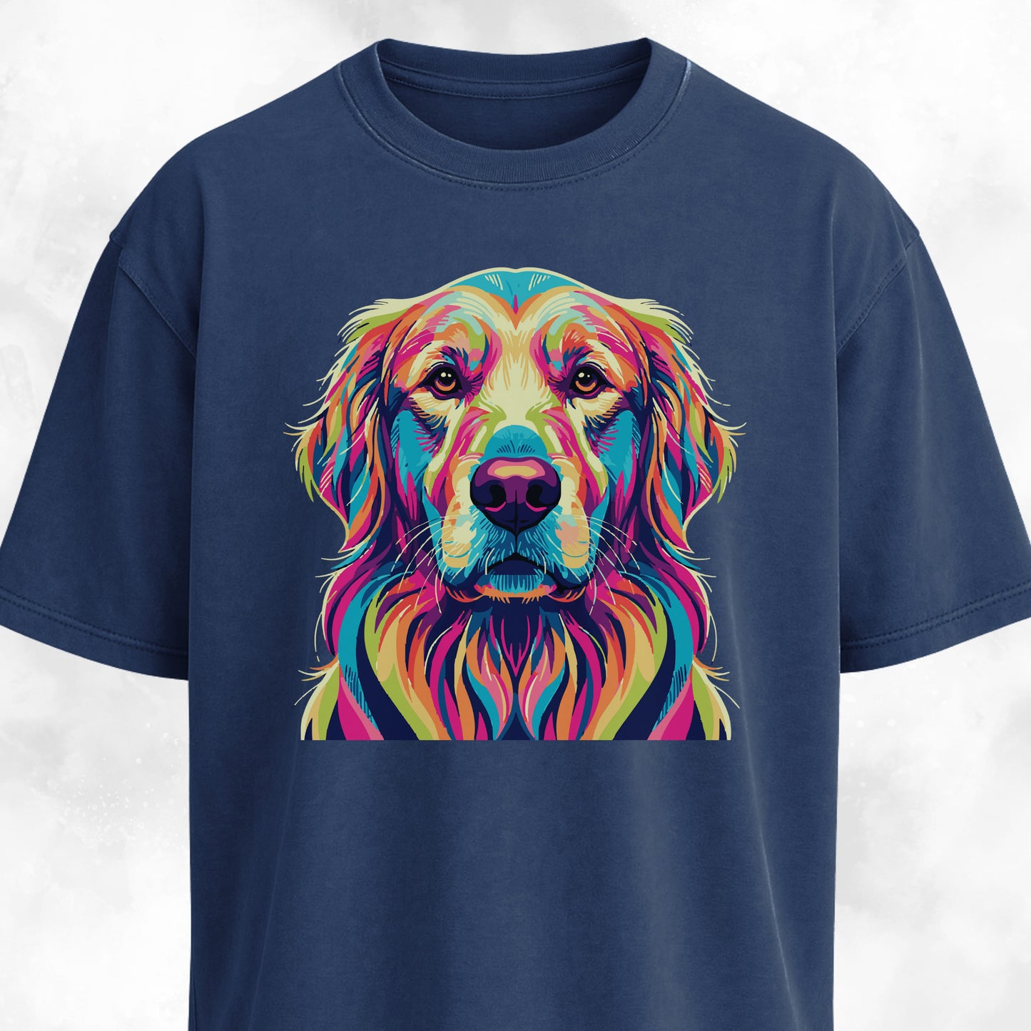 Colorful Golden Retriever T-Shirt
