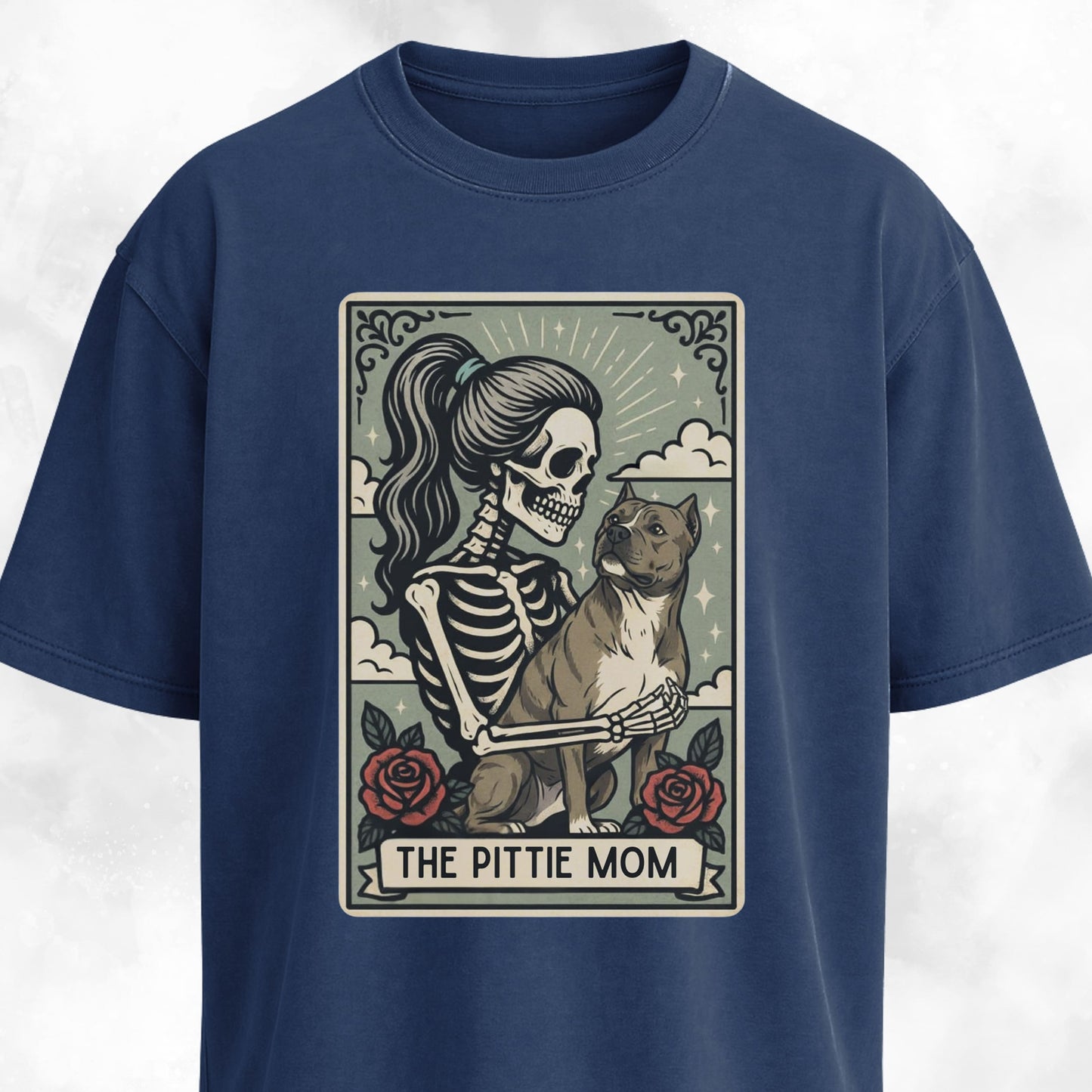 The Pittie Mom Tarot Card T-Shirt