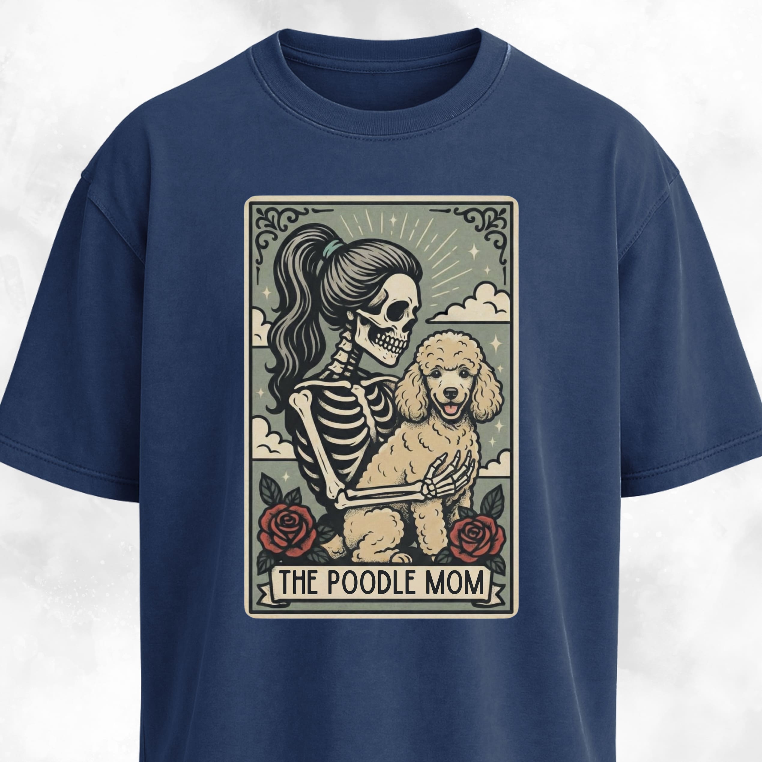 The Poodle Mom Tarot Card T-Shirt