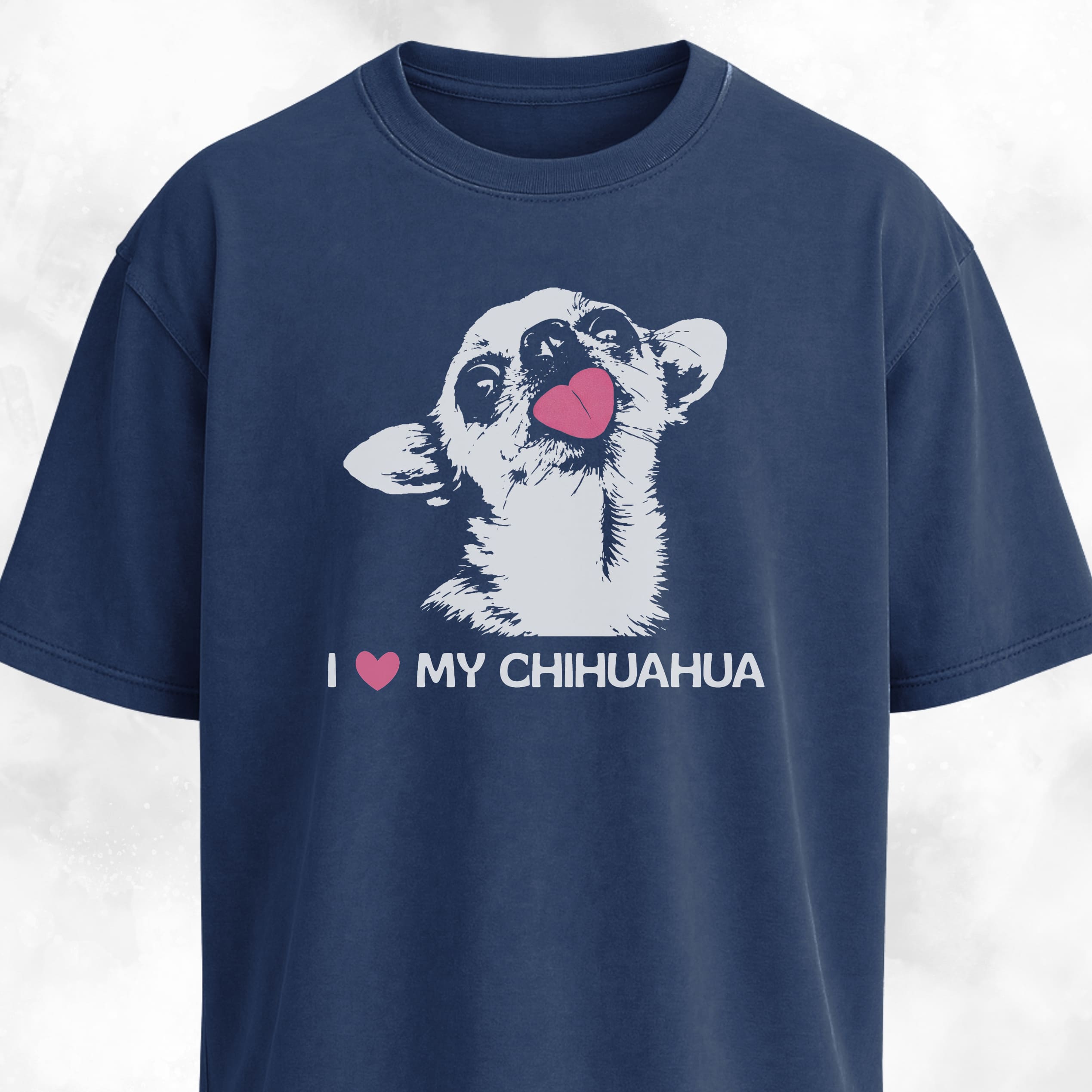 I Love My Chihuahua Tongue Out T-Shirt