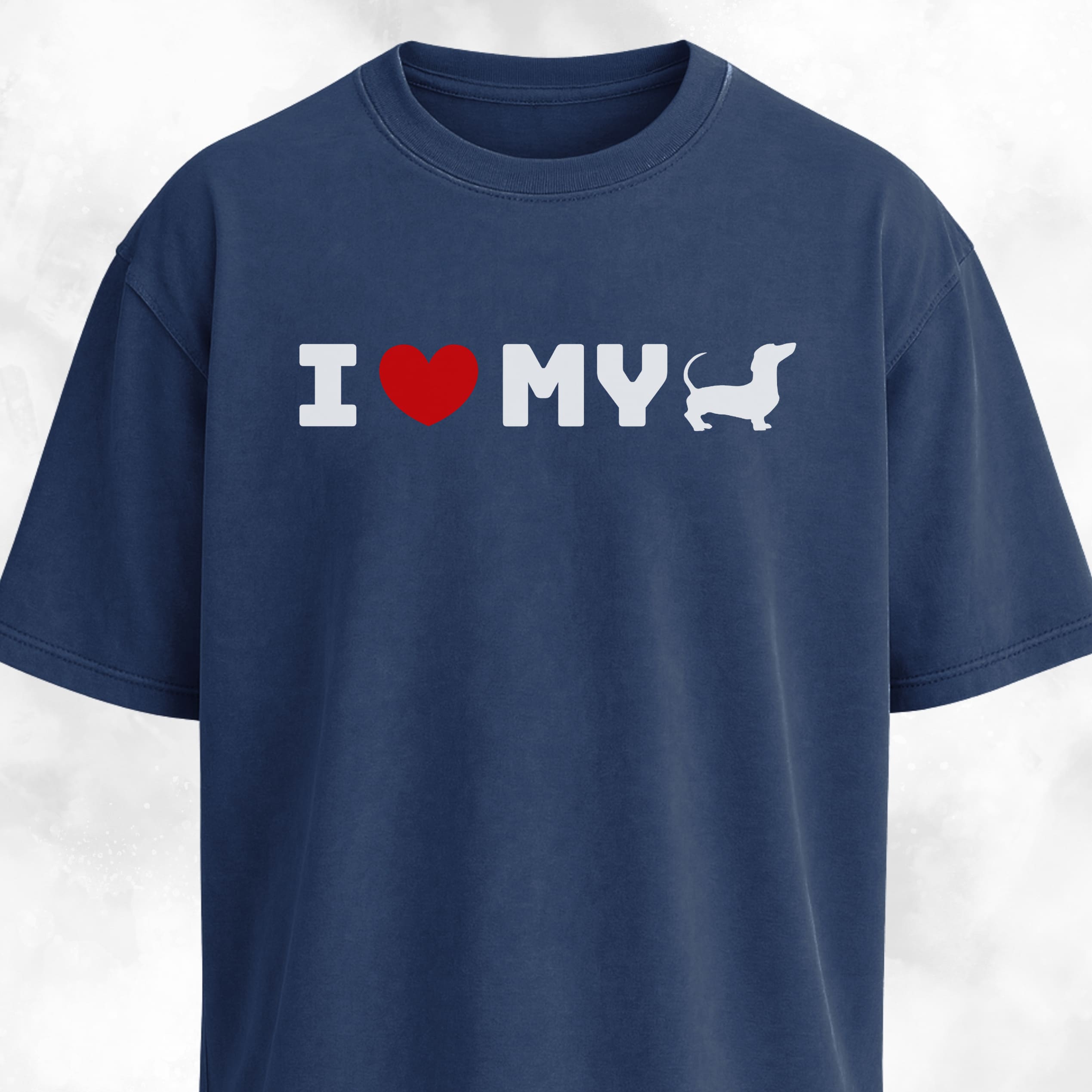 I Love My Doxie Minimal T-Shirt