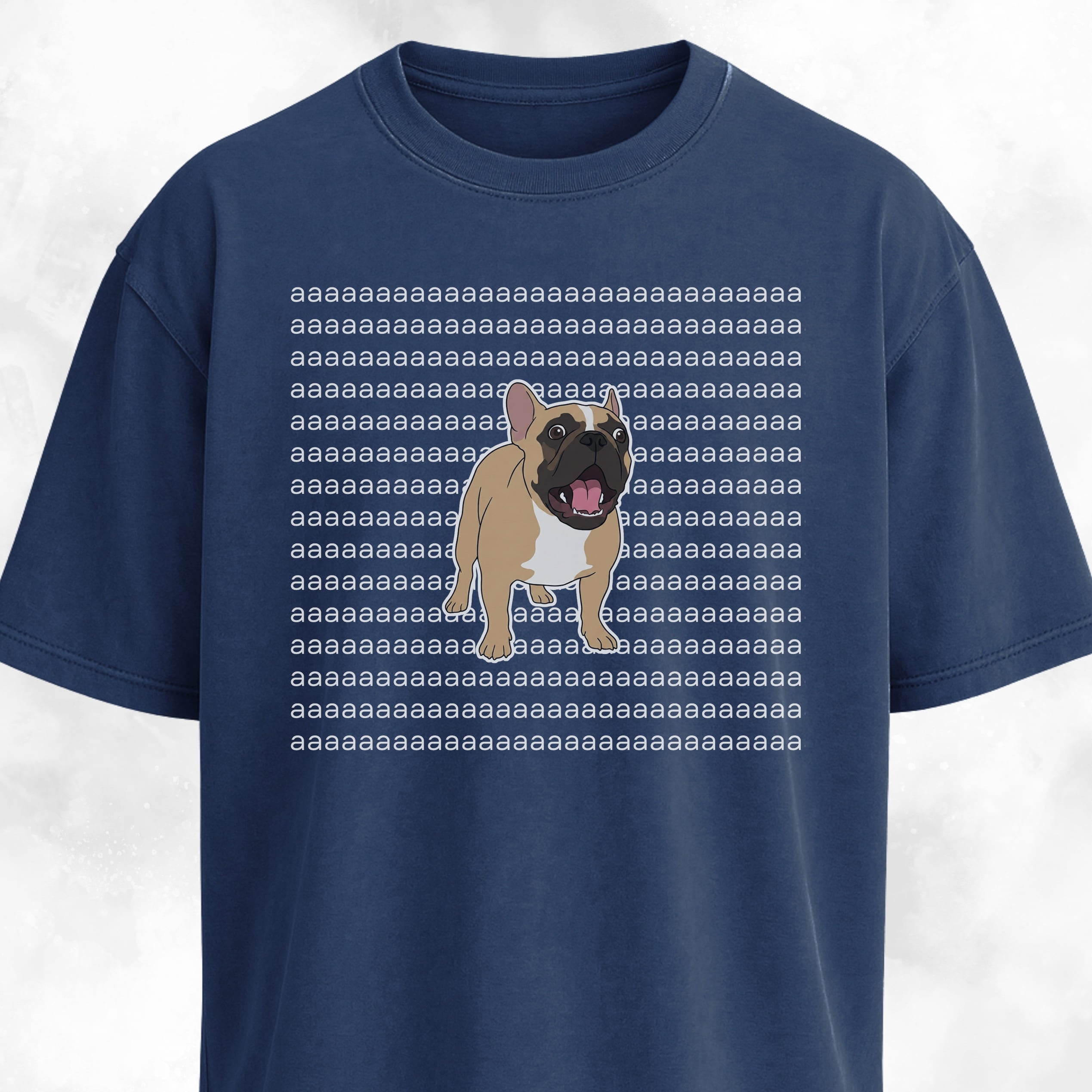 Screaming Frenchie Meme T-Shirt