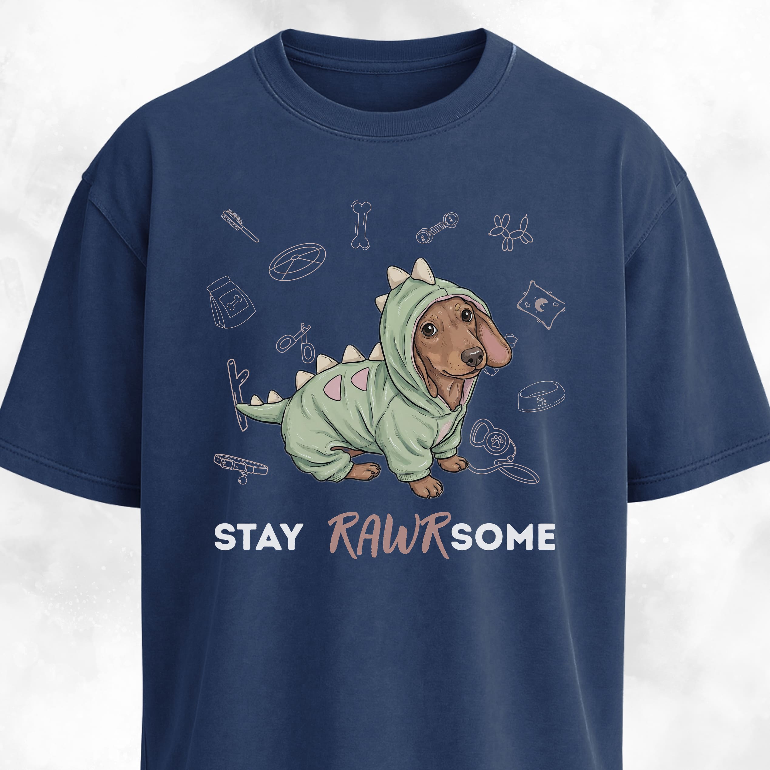 Doxie In A Dinosaur Costume T-Shirt