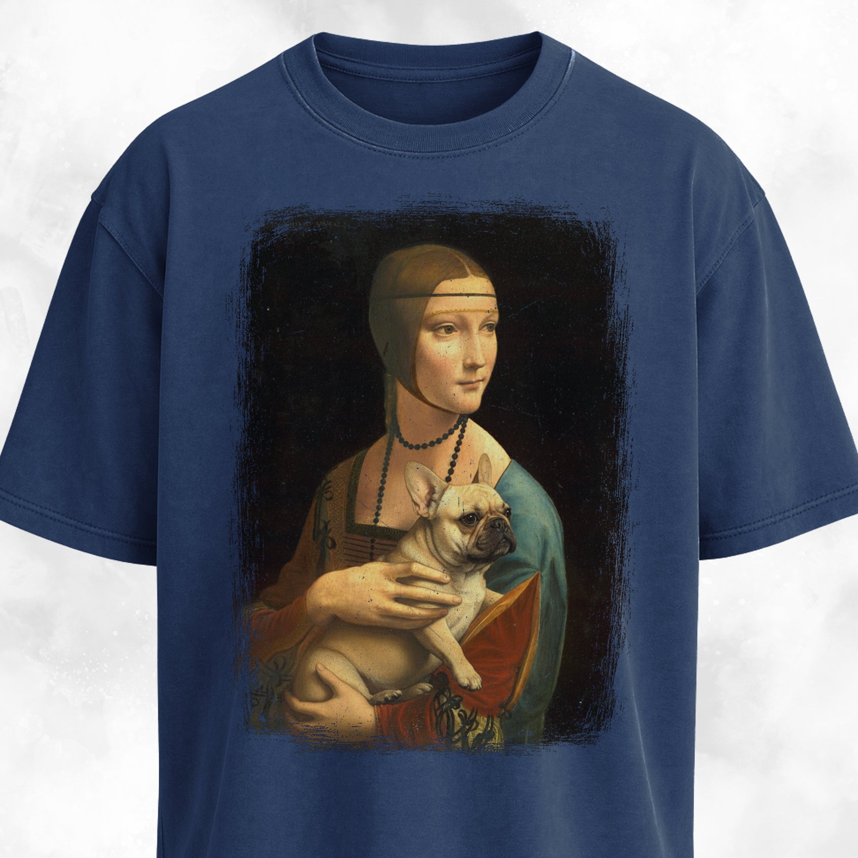 Lady With An Ermine Frenchie Edition T-Shirt