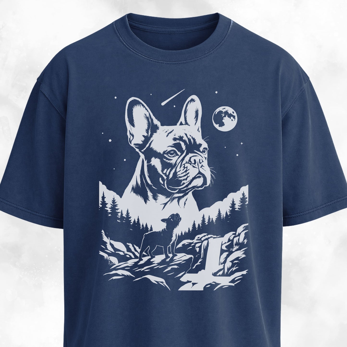 Frenchie Night Collage T-Shirt