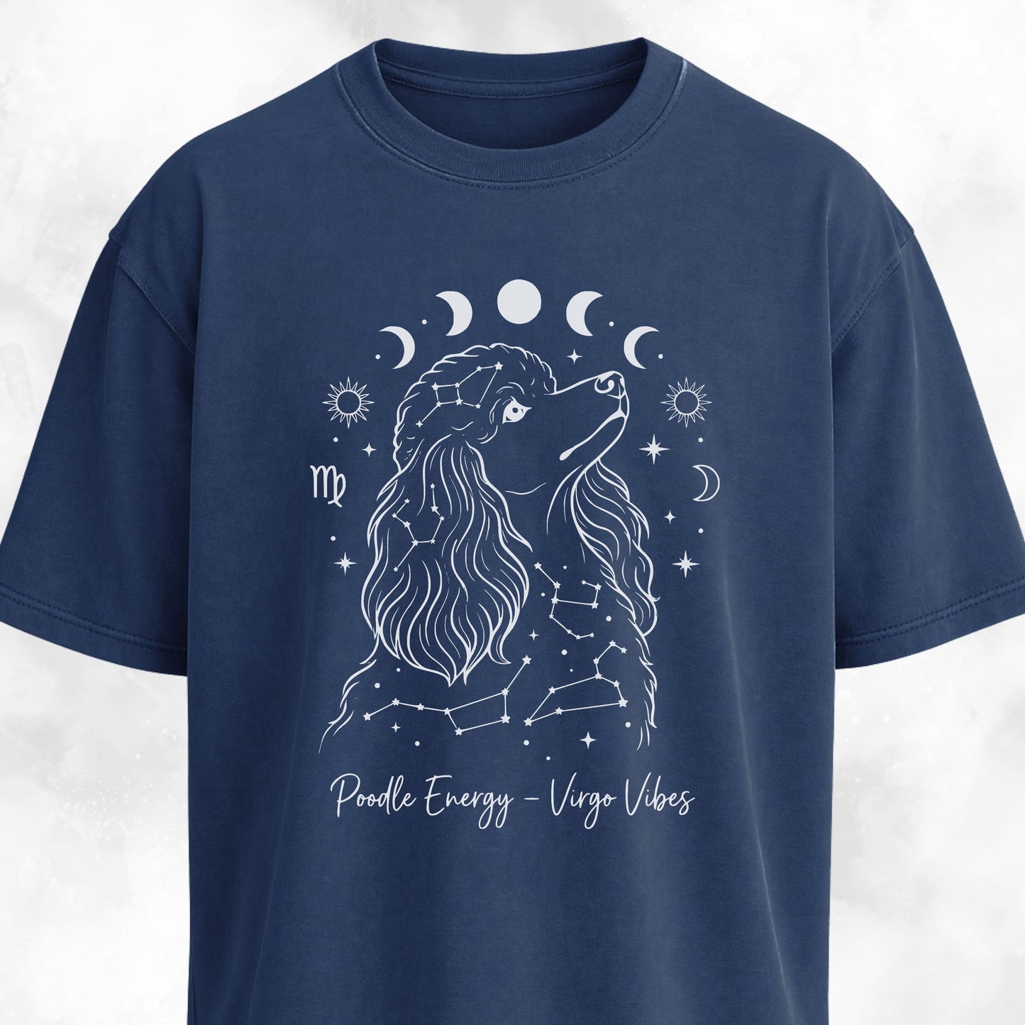 Poodle Energy Astrology T-Shirt