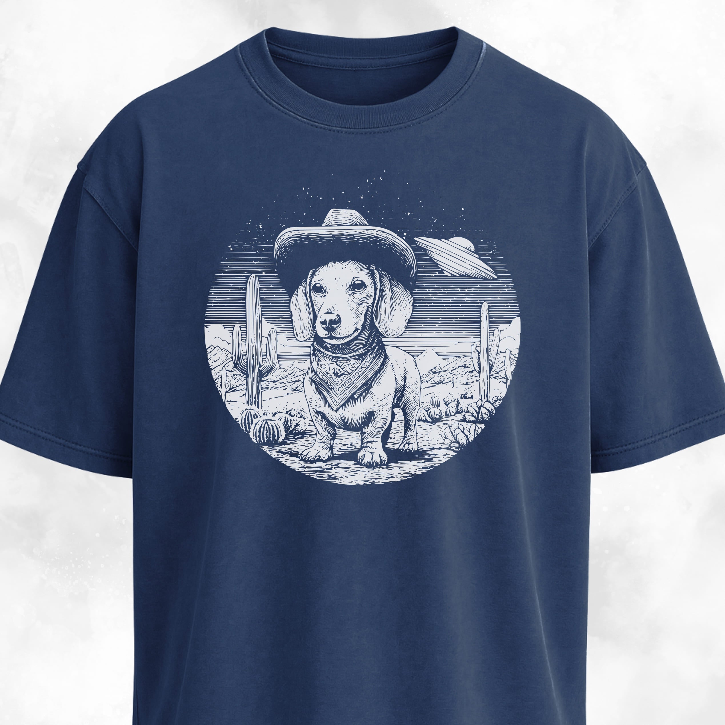 Doxie Cowboy In The Desert T-Shirt