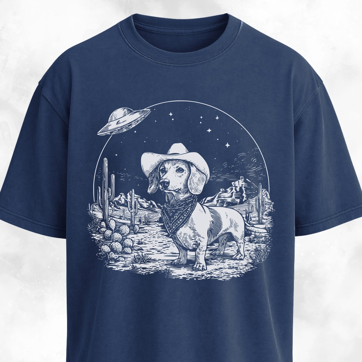 Cowboy Doxie In The Desert T-Shirt
