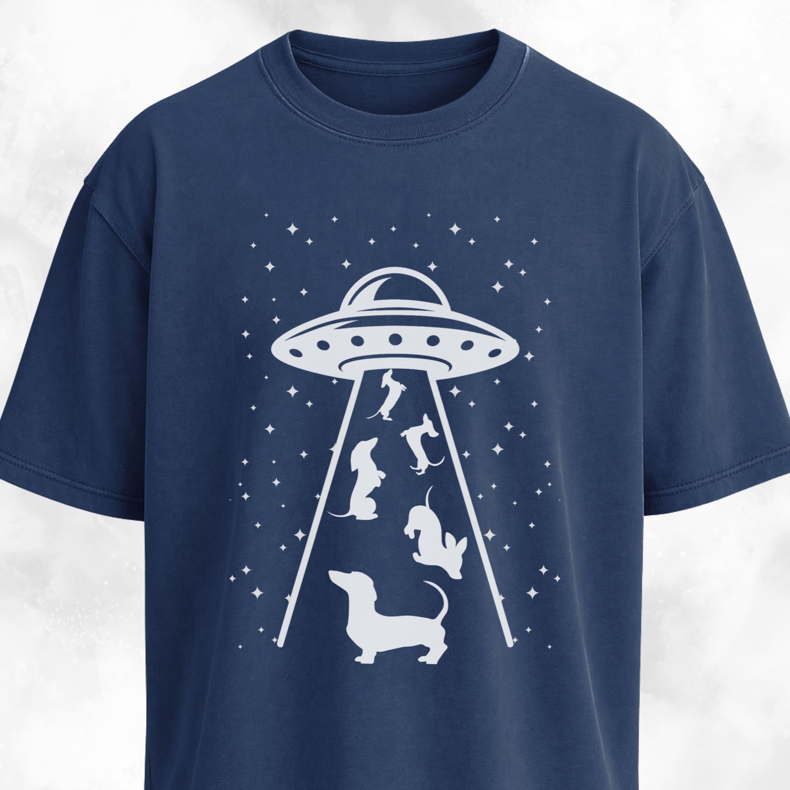 UFO Abducting Dachshunds T-Shirt