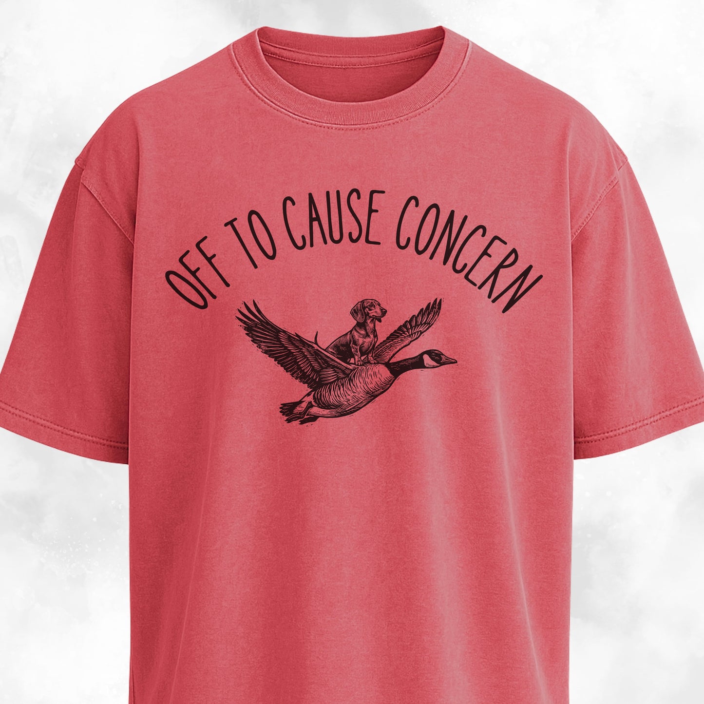 Off To Cause Concern Doxie T-Shirt