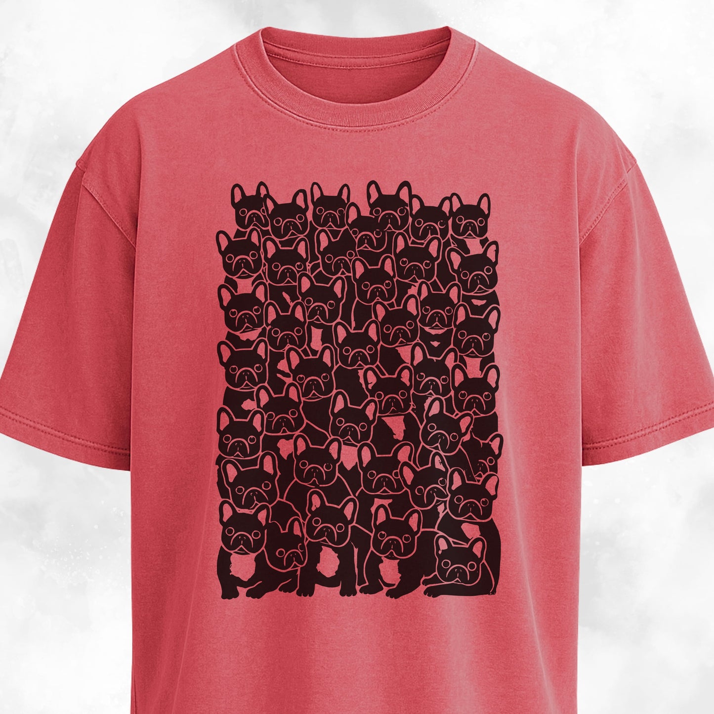 Cute Frenchies Crowd T-Shirt