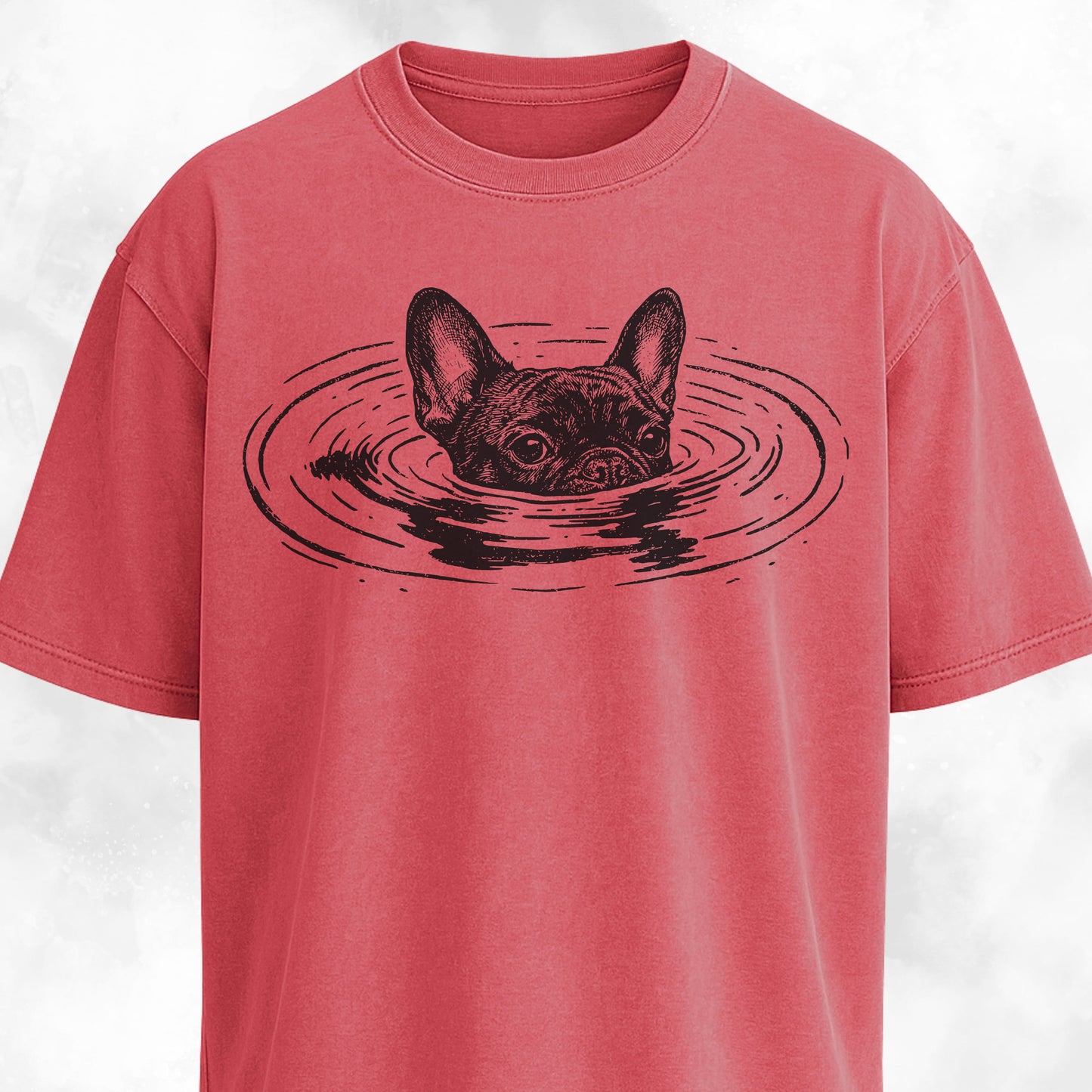 French Bulldog In The Water T-Shirt