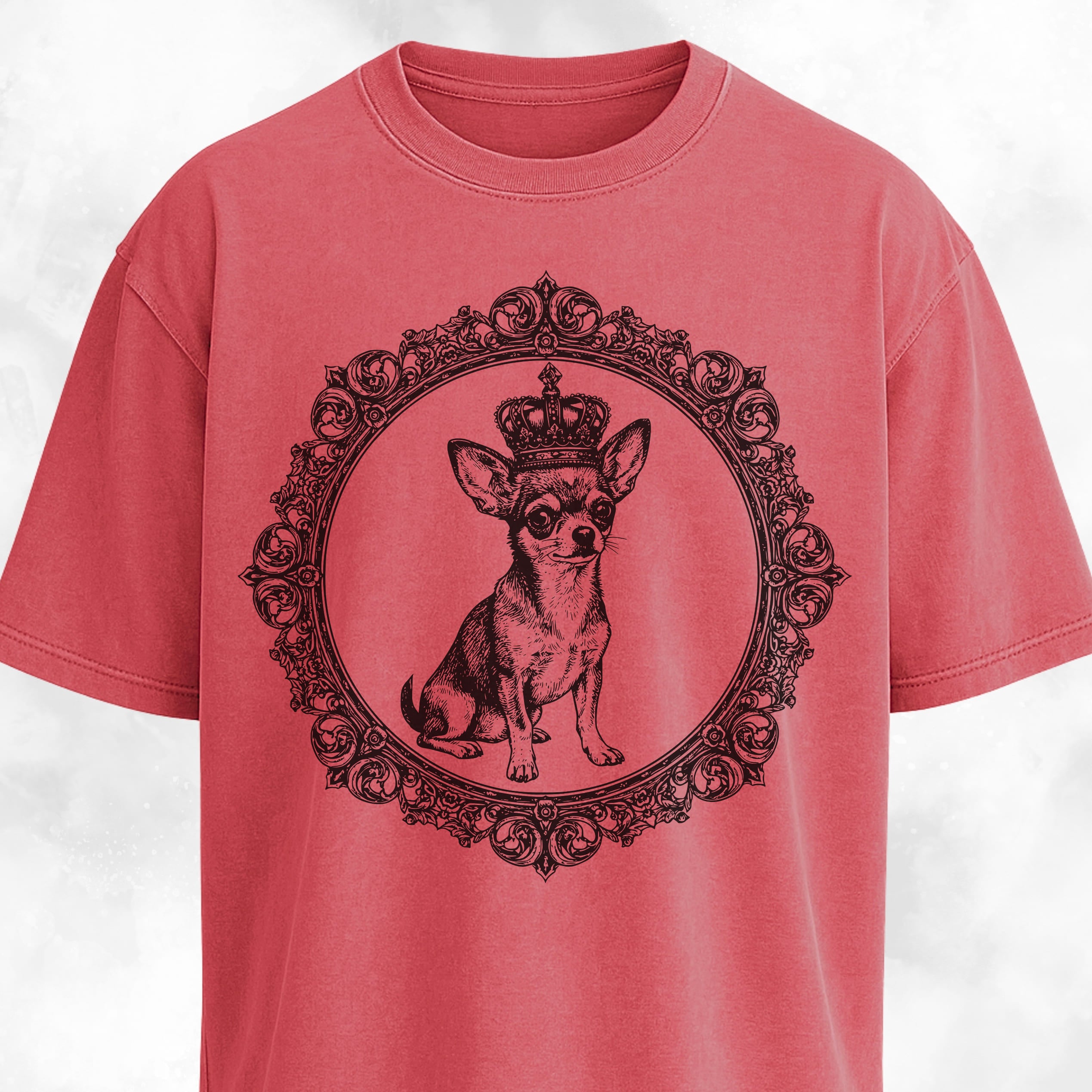 Regal Chihuahua With A Crown T-Shirt