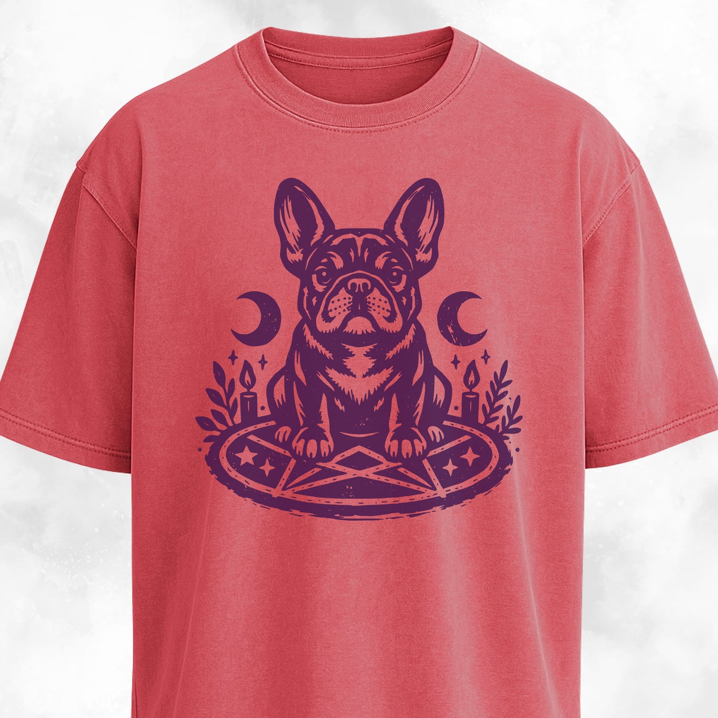 Witchcore Occult French Bulldog T-Shirt