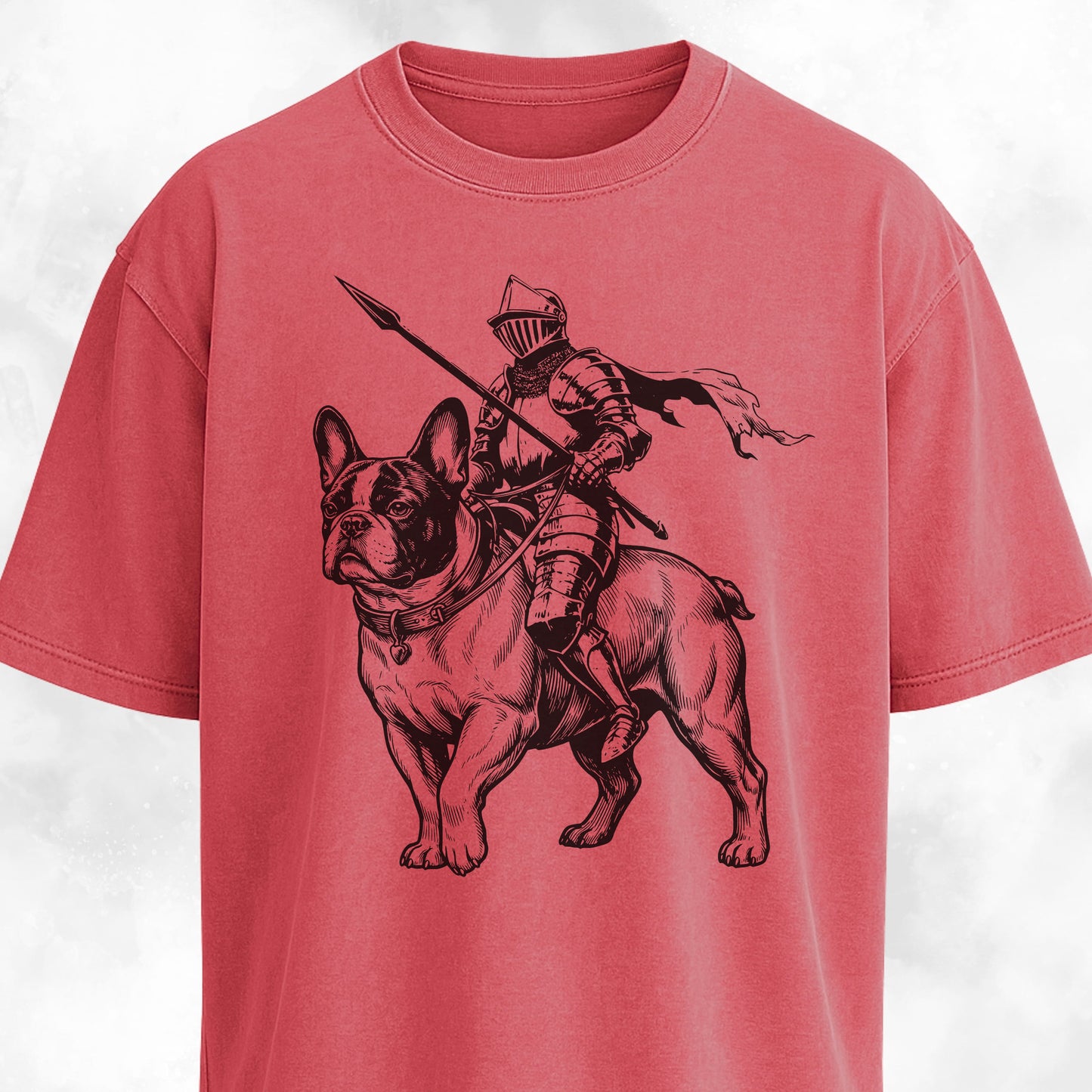 Knight Riding A Frenchie T-Shirt